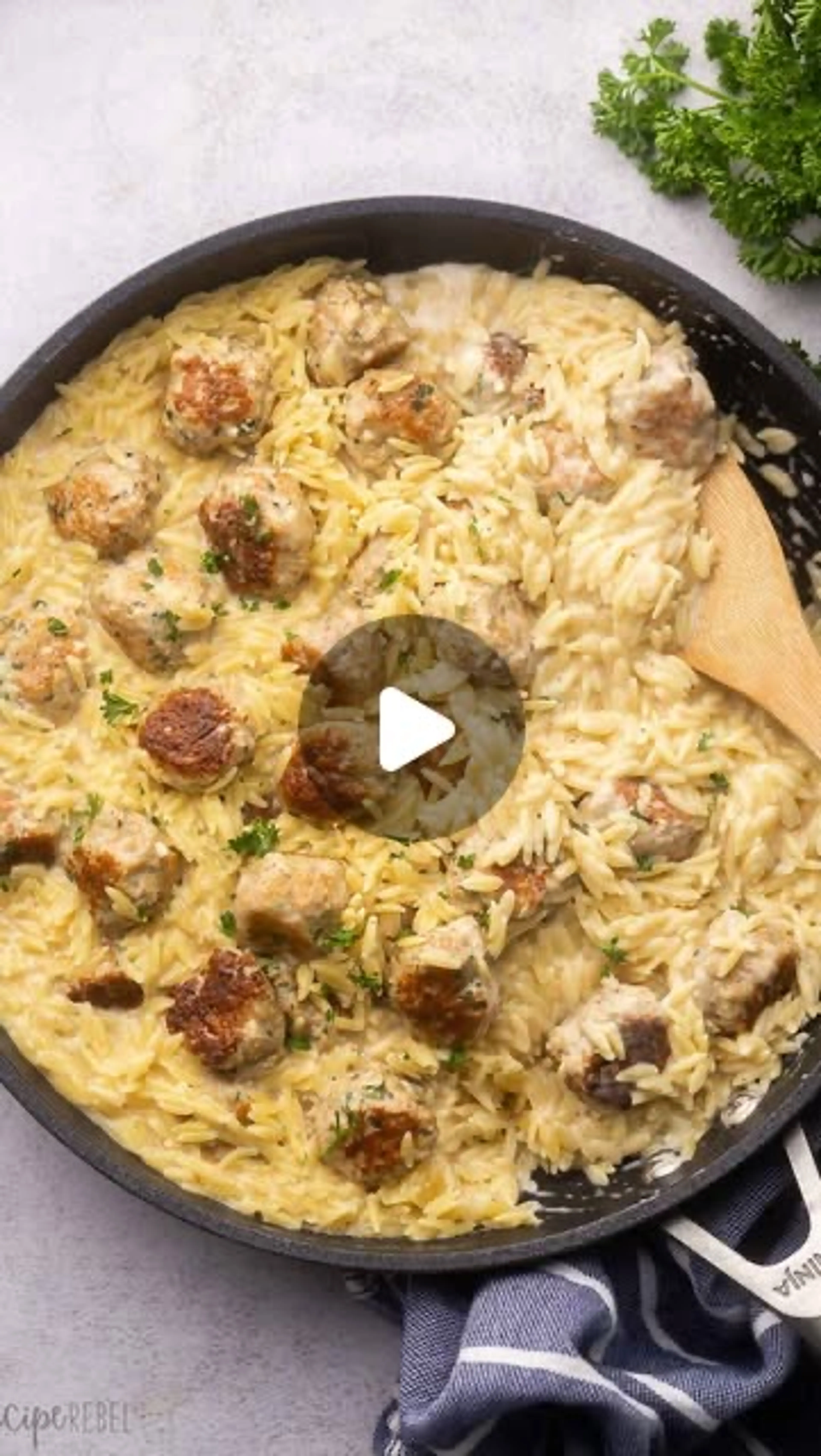 Meatball Orzo