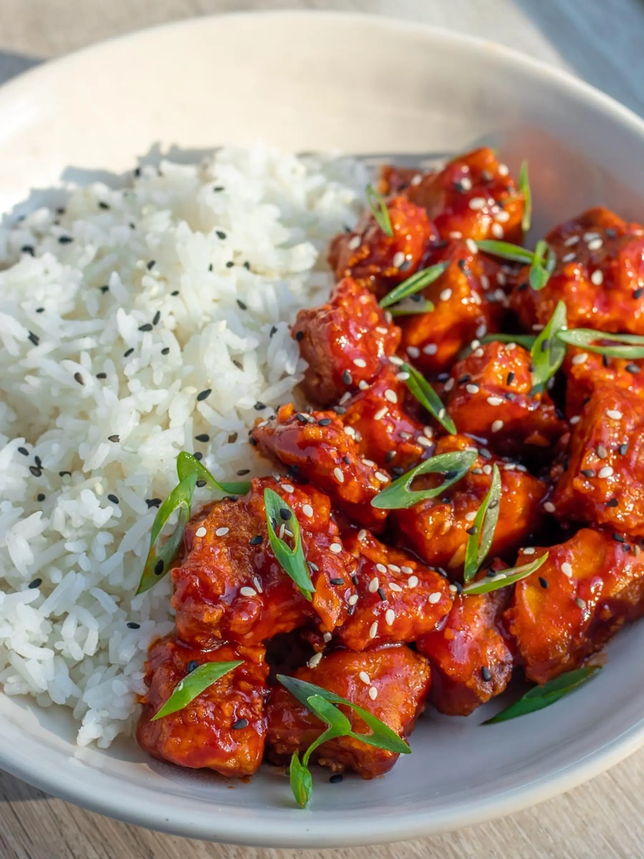 Spicy Gochujang Tofu (Korean Inspired)
