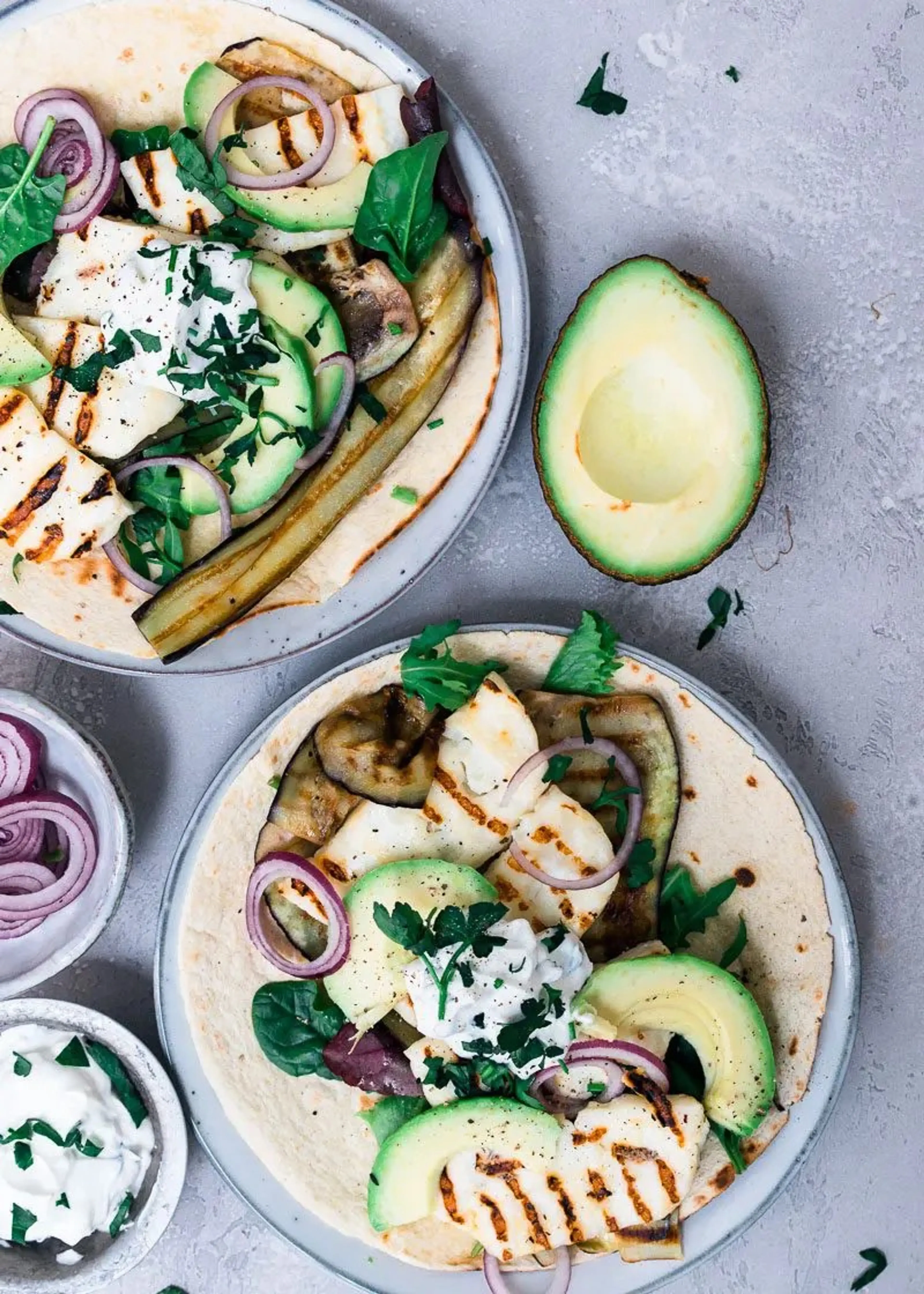 Wraps met avocado