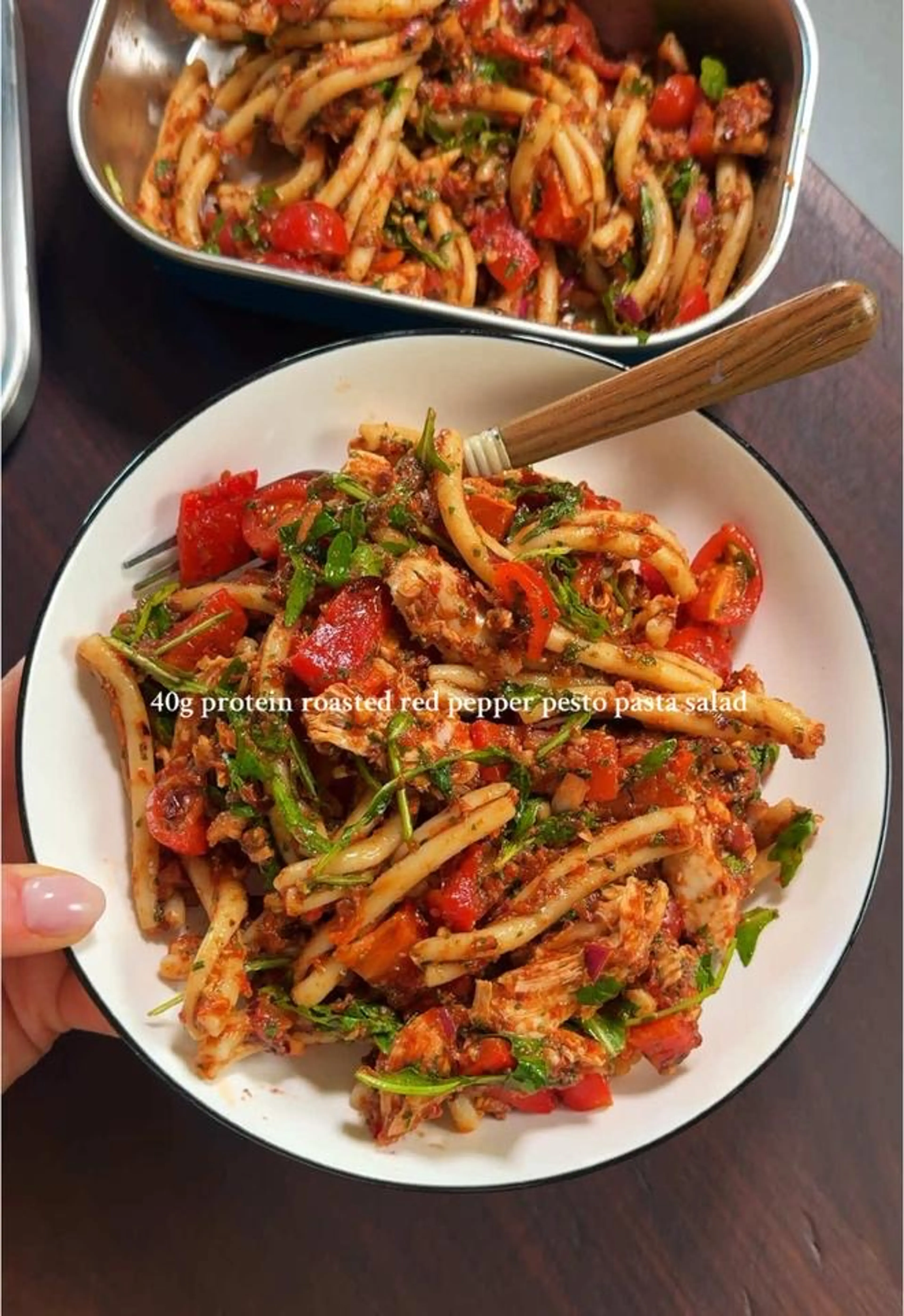 Red Pesto Pasta Salad