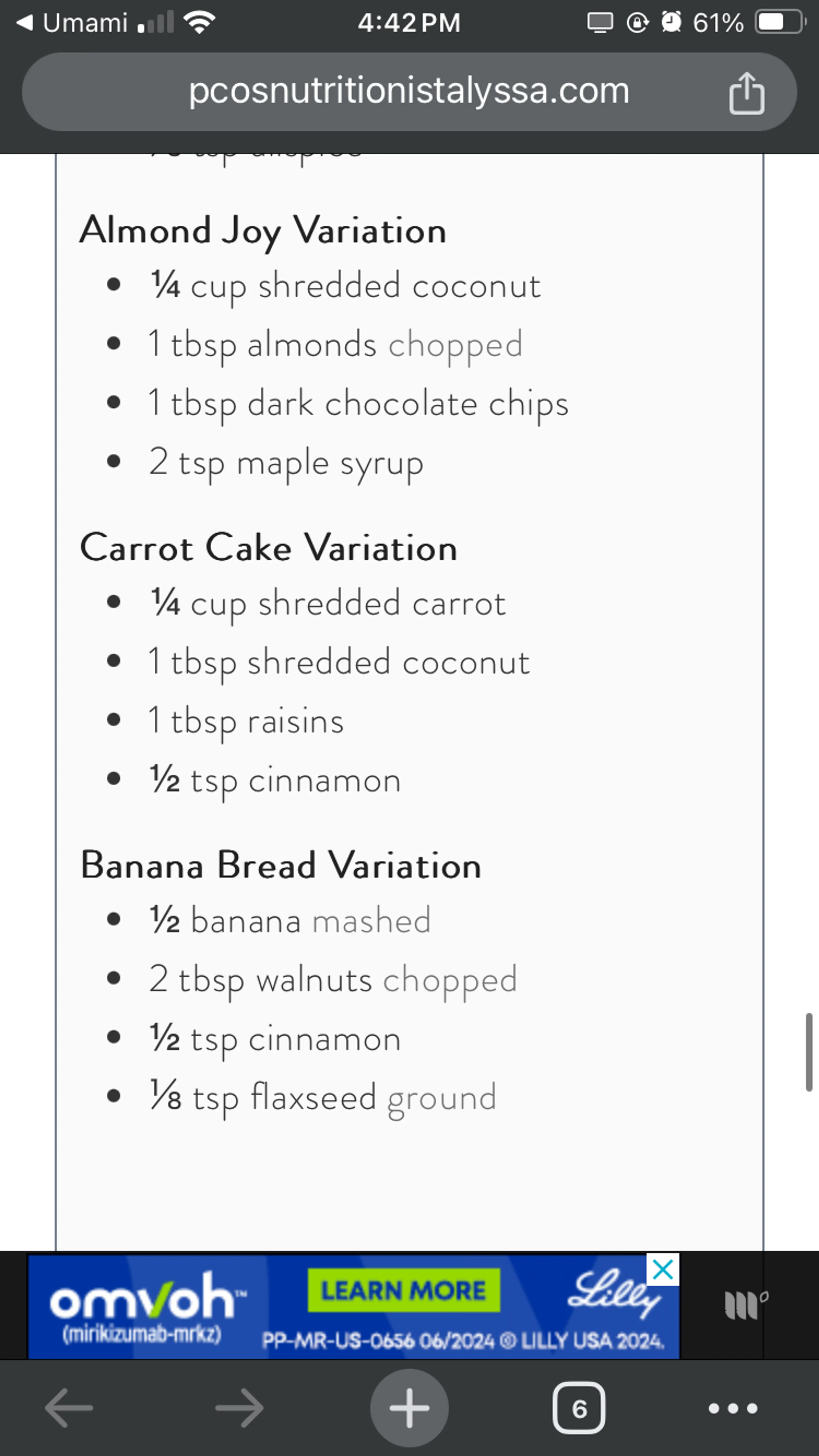 PCOS Overnight Oats: 4 Different Ways