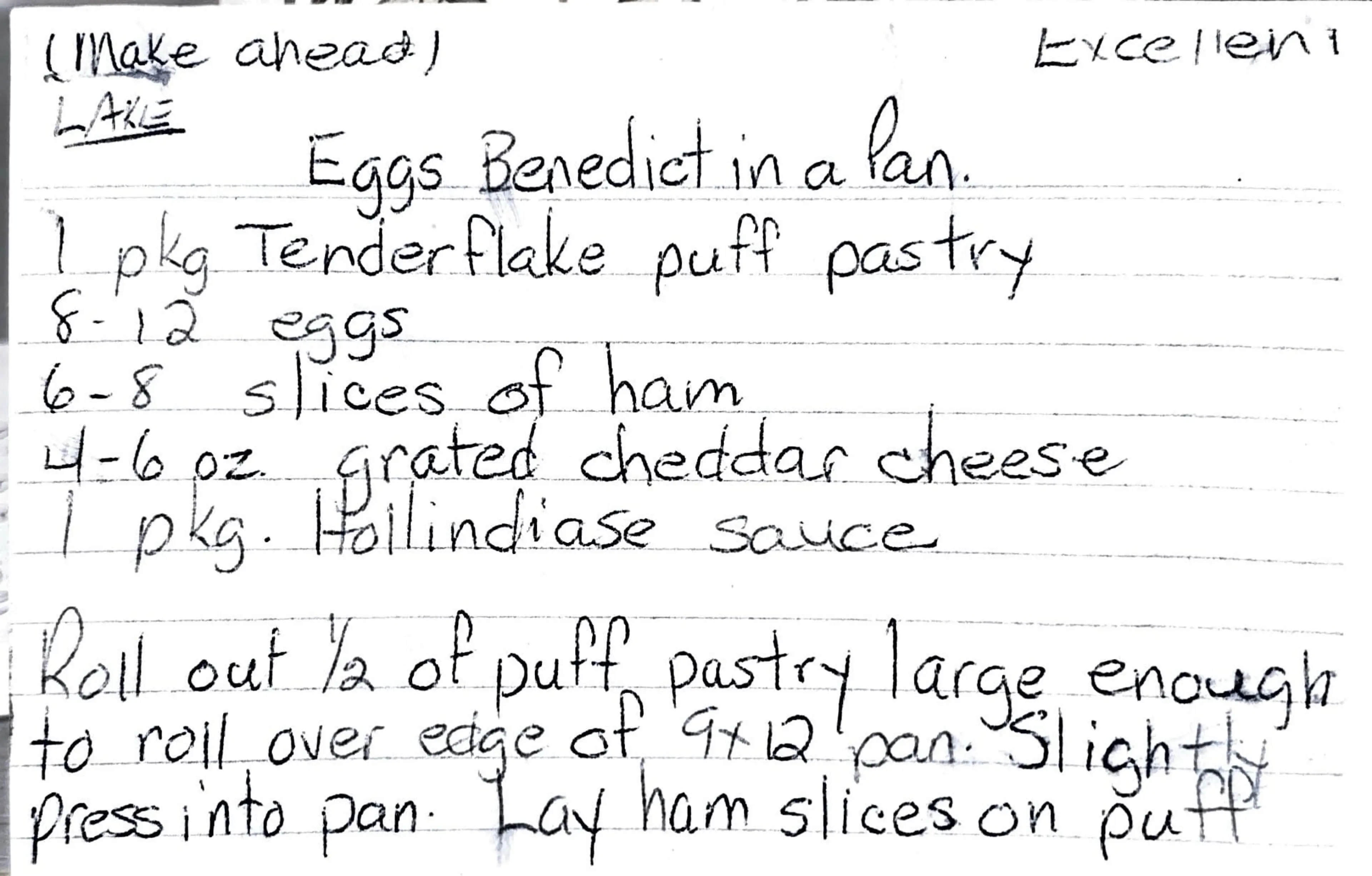 Eggs Benedict in a Pan