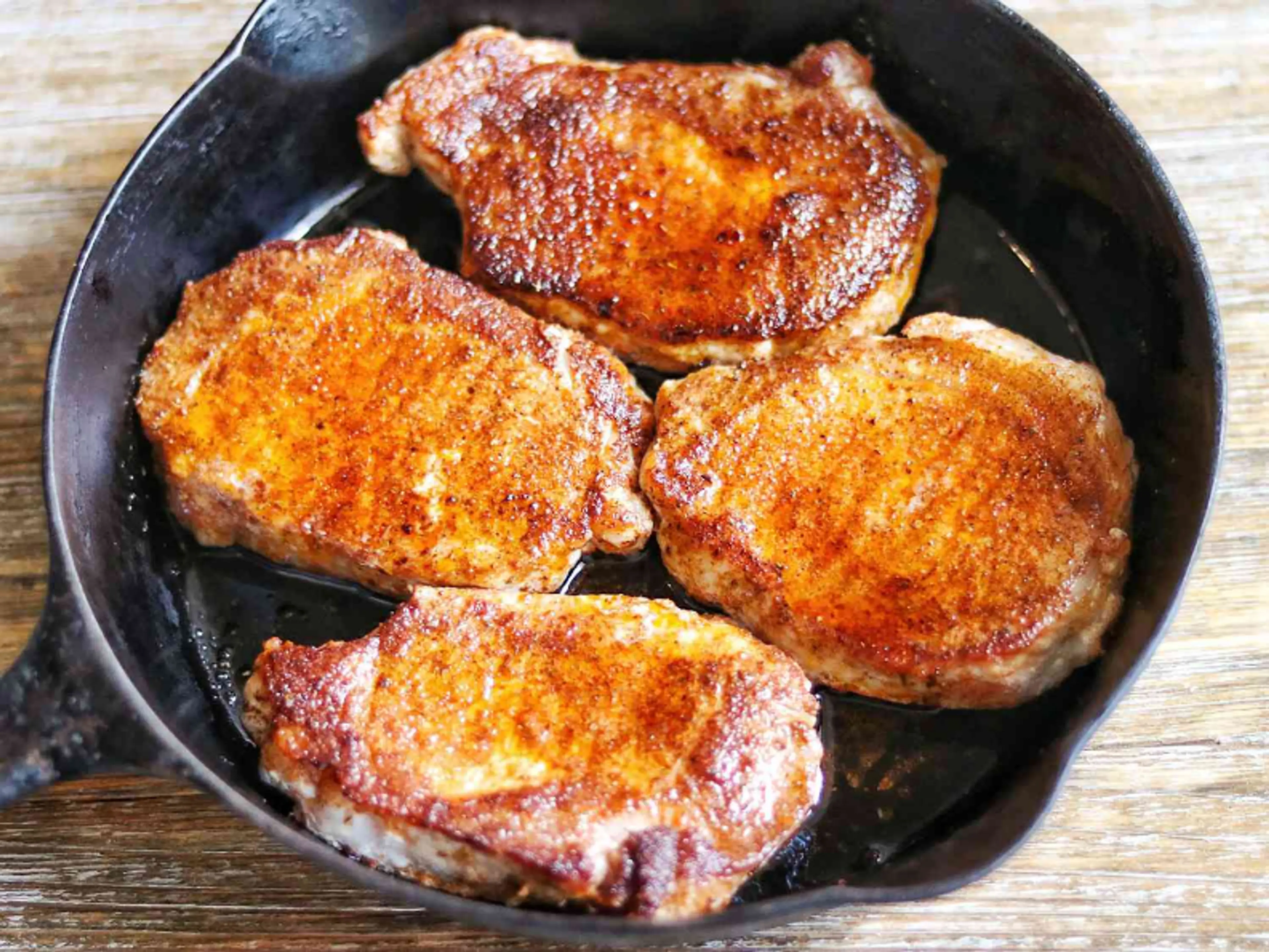 Cajun Spiced Pork Chops