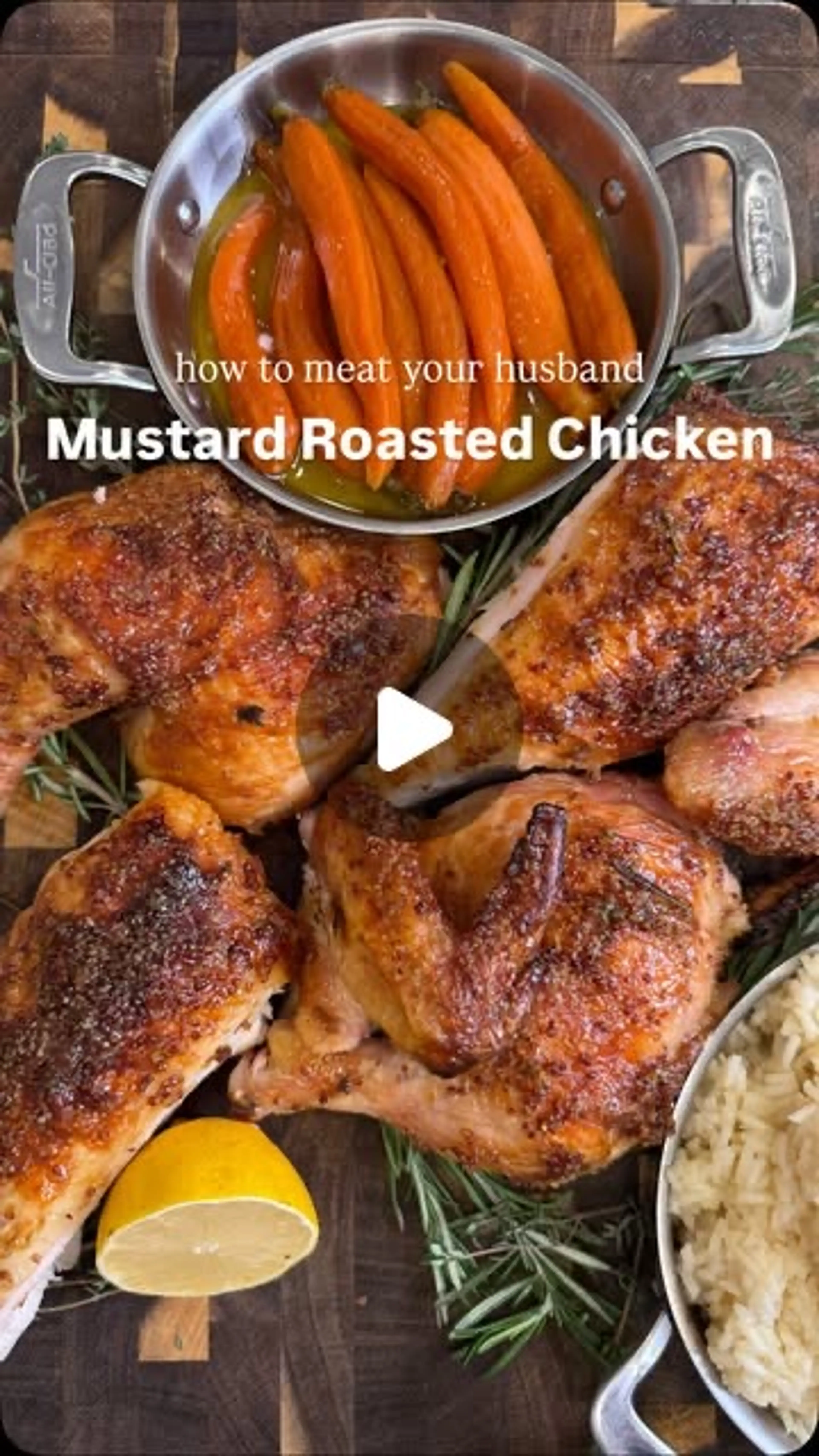 Mustard Roasted Chicken