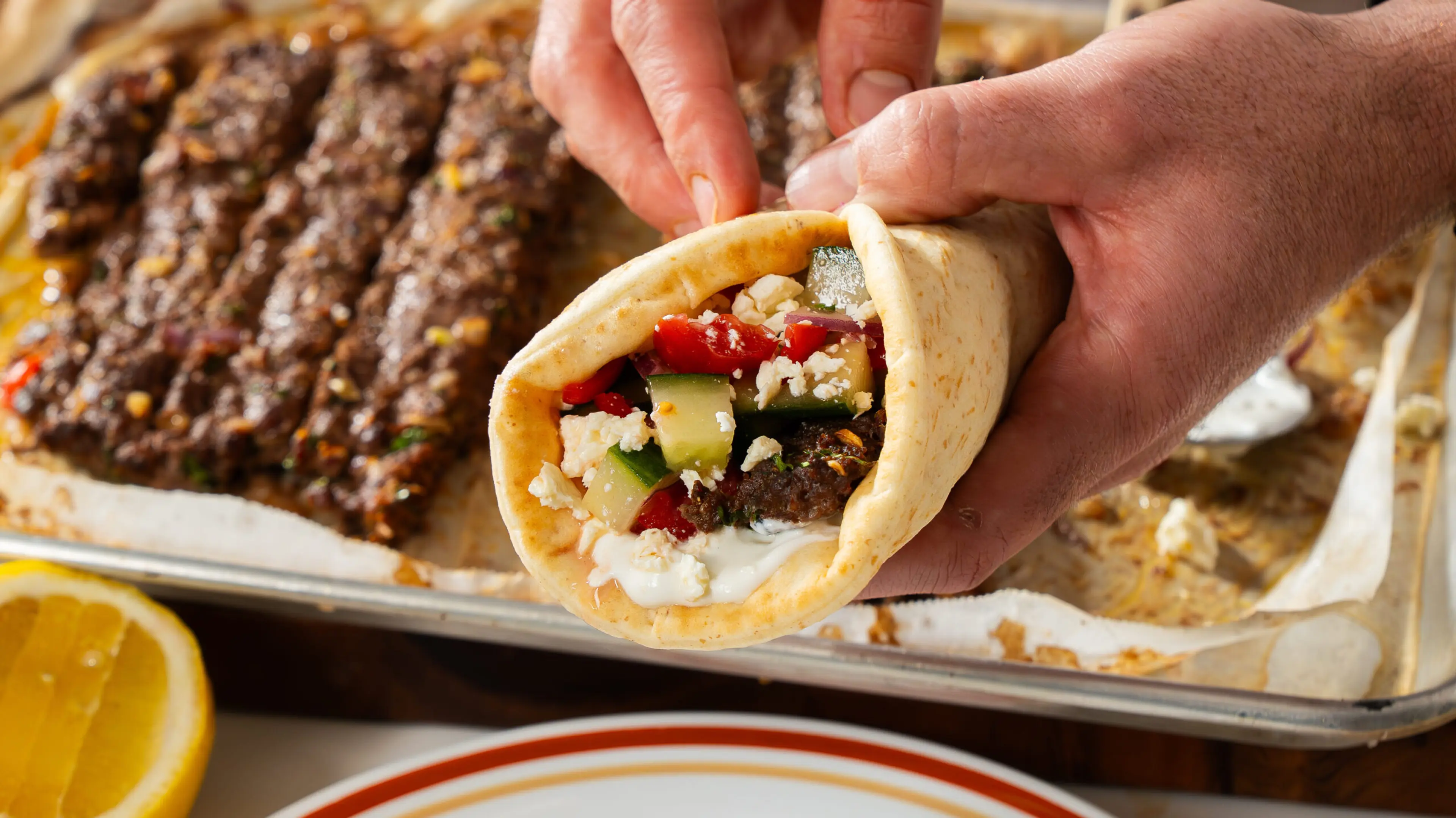 Andy’s Sheet Pan Beef Kebab Recipe