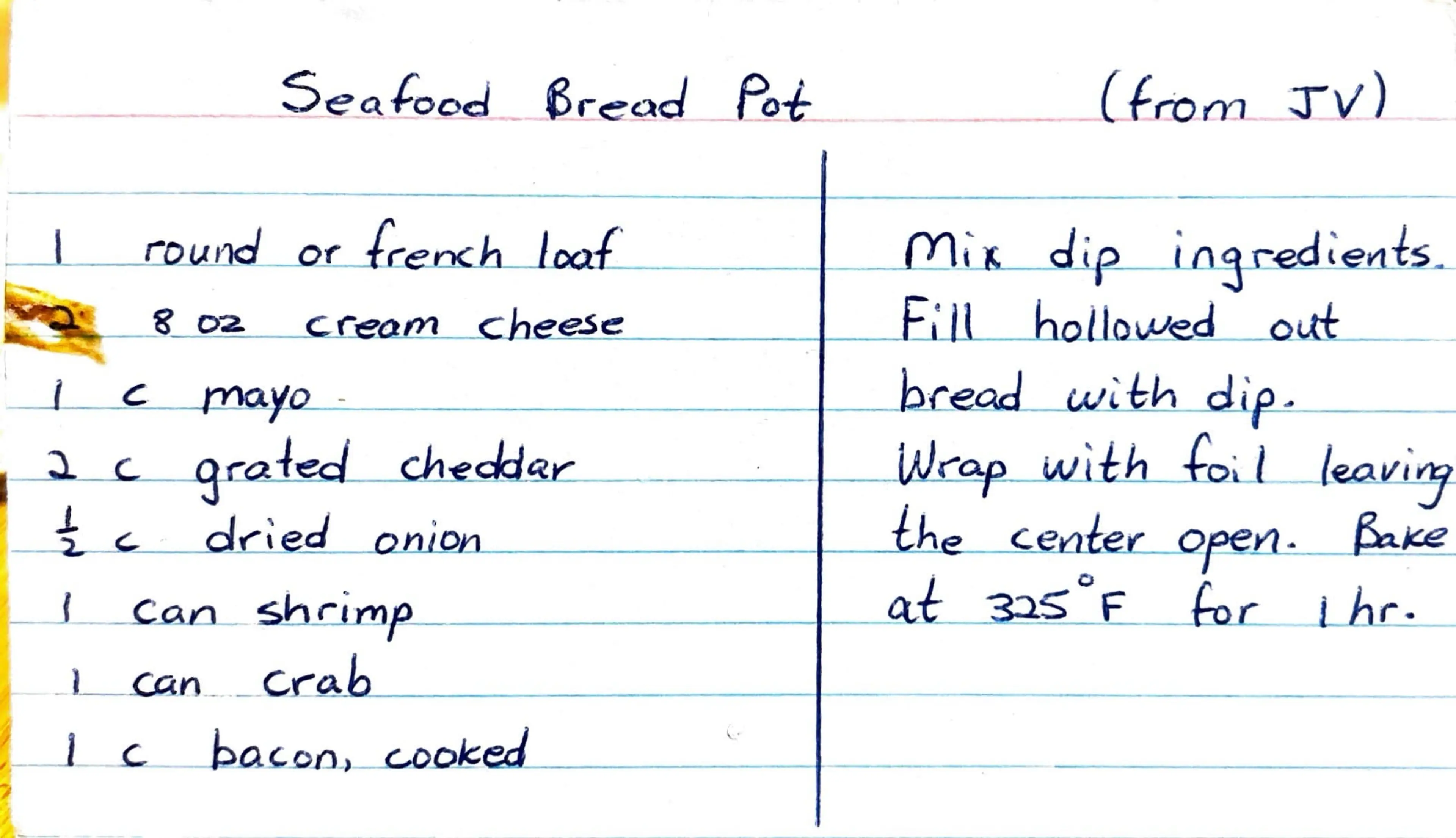 Seafood Bread Pot