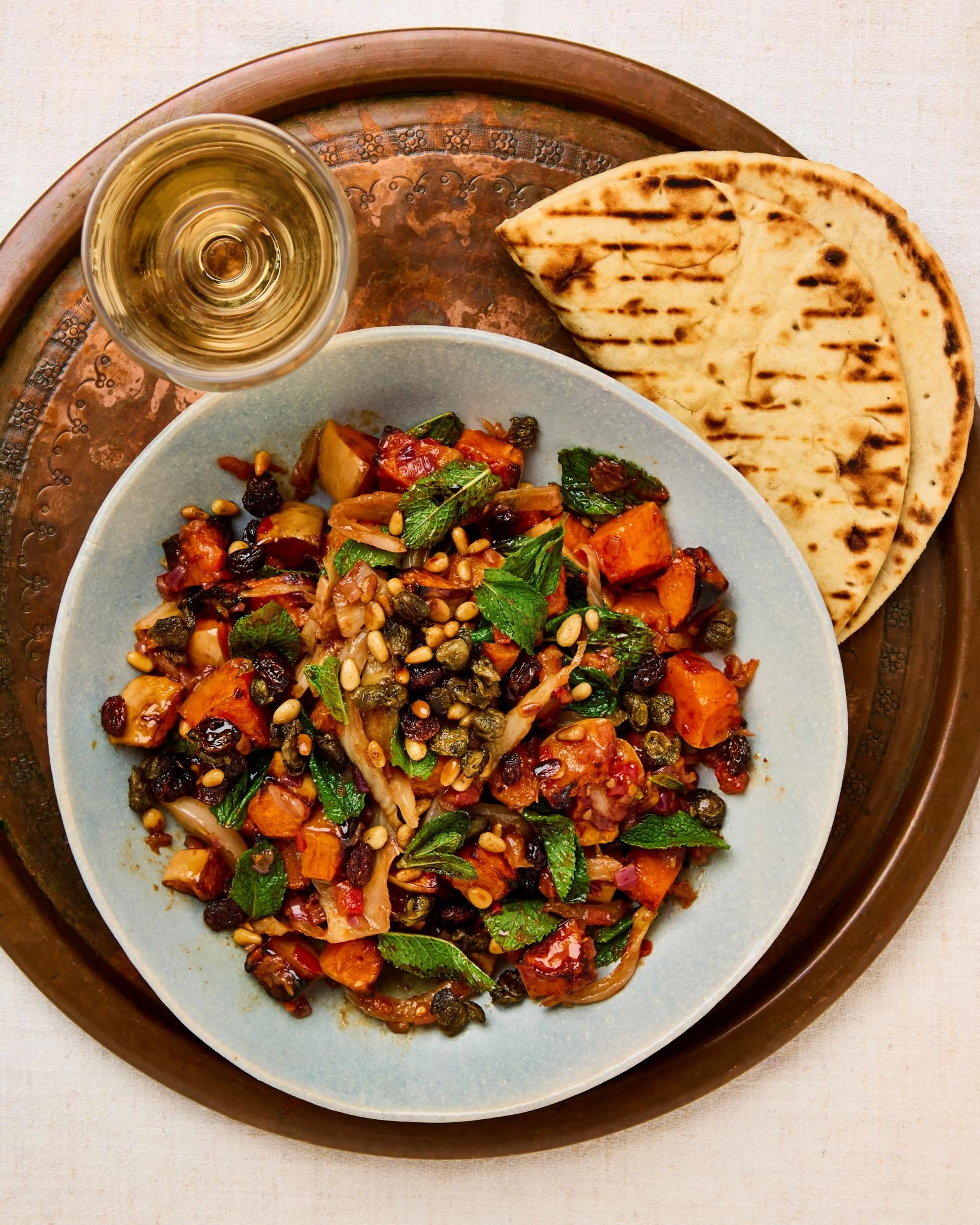 Squash and fennel agrodolce
