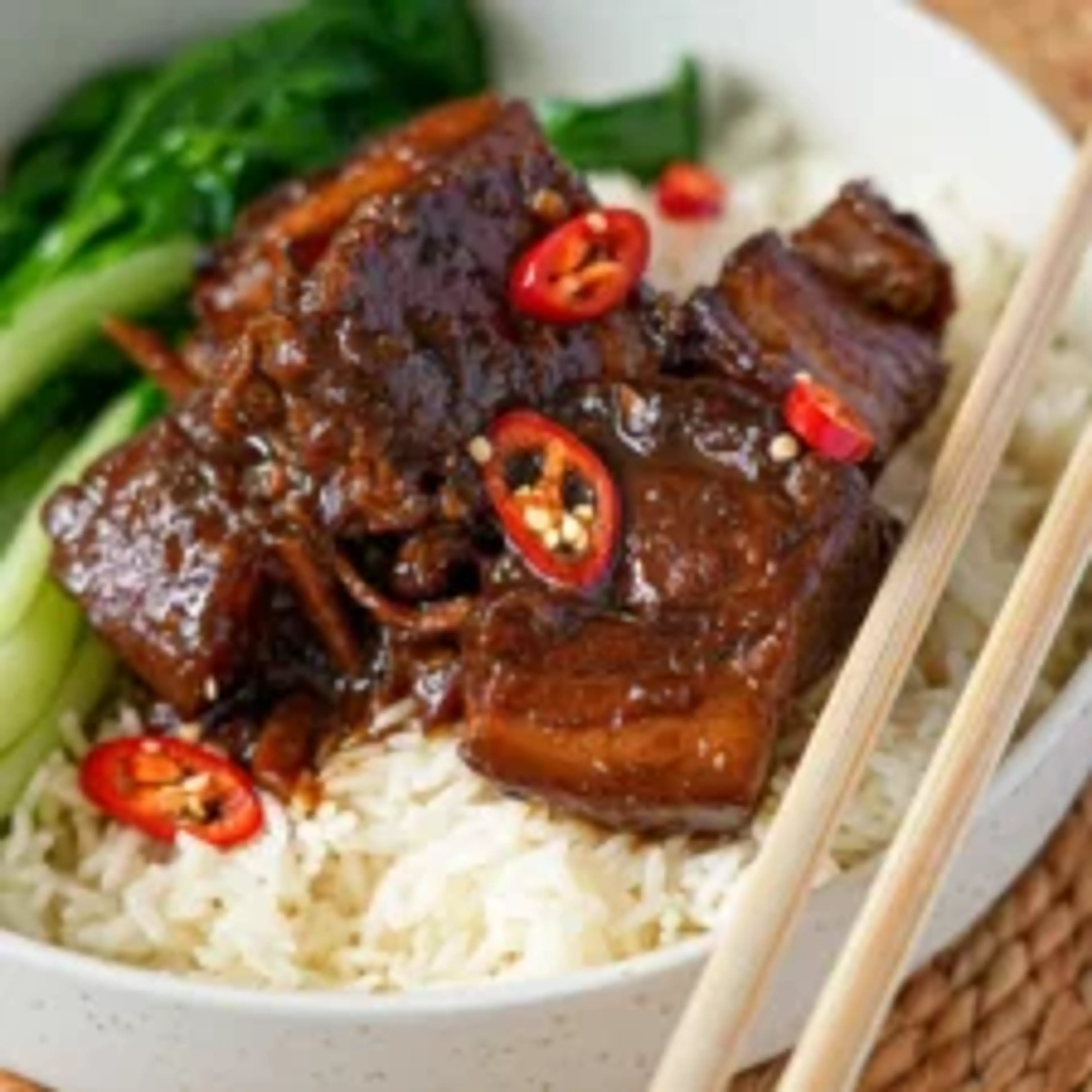 Slow-cooked Sticky Pork Belly