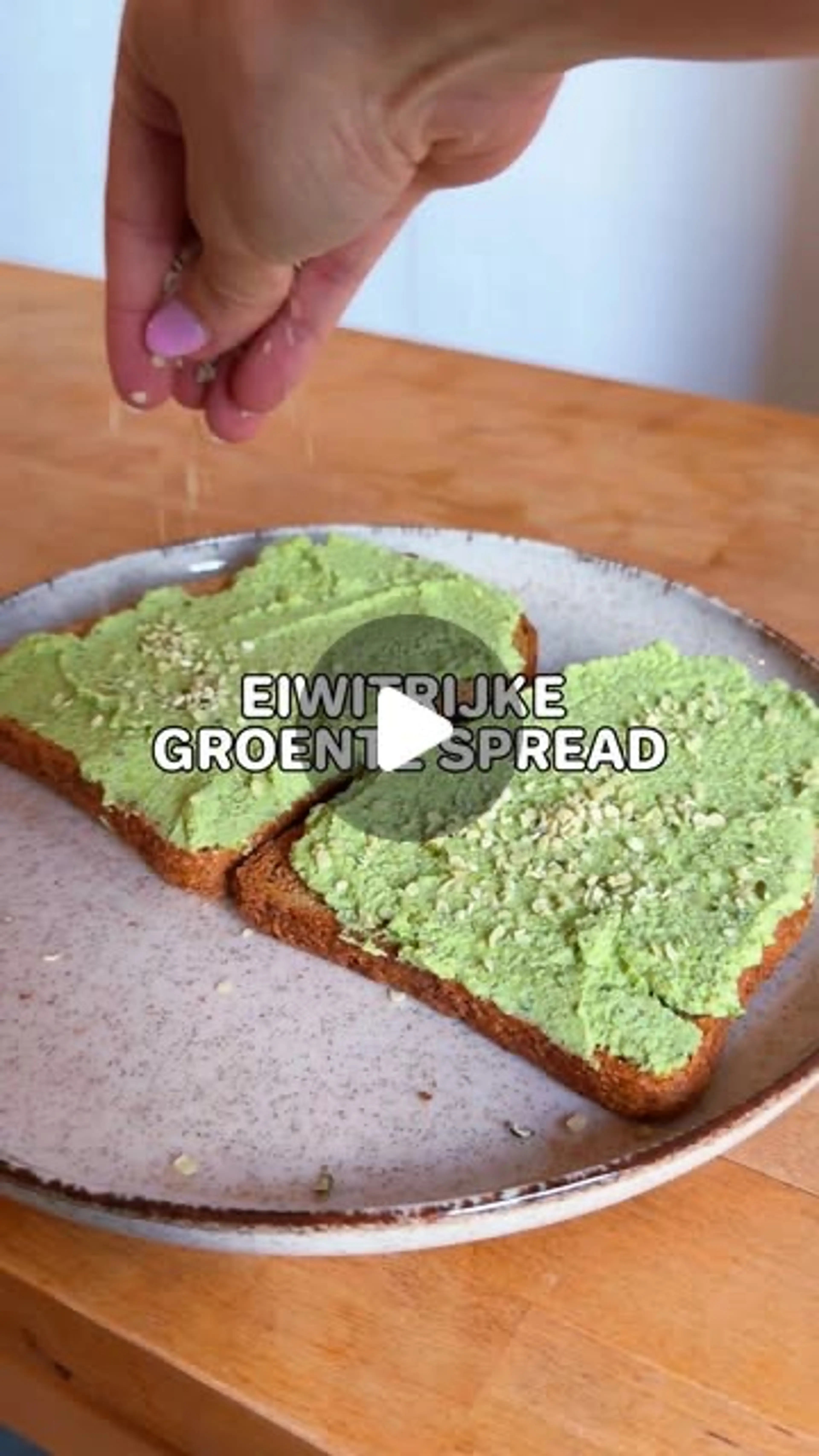 Eiwitrijke Edamame Groente Spread