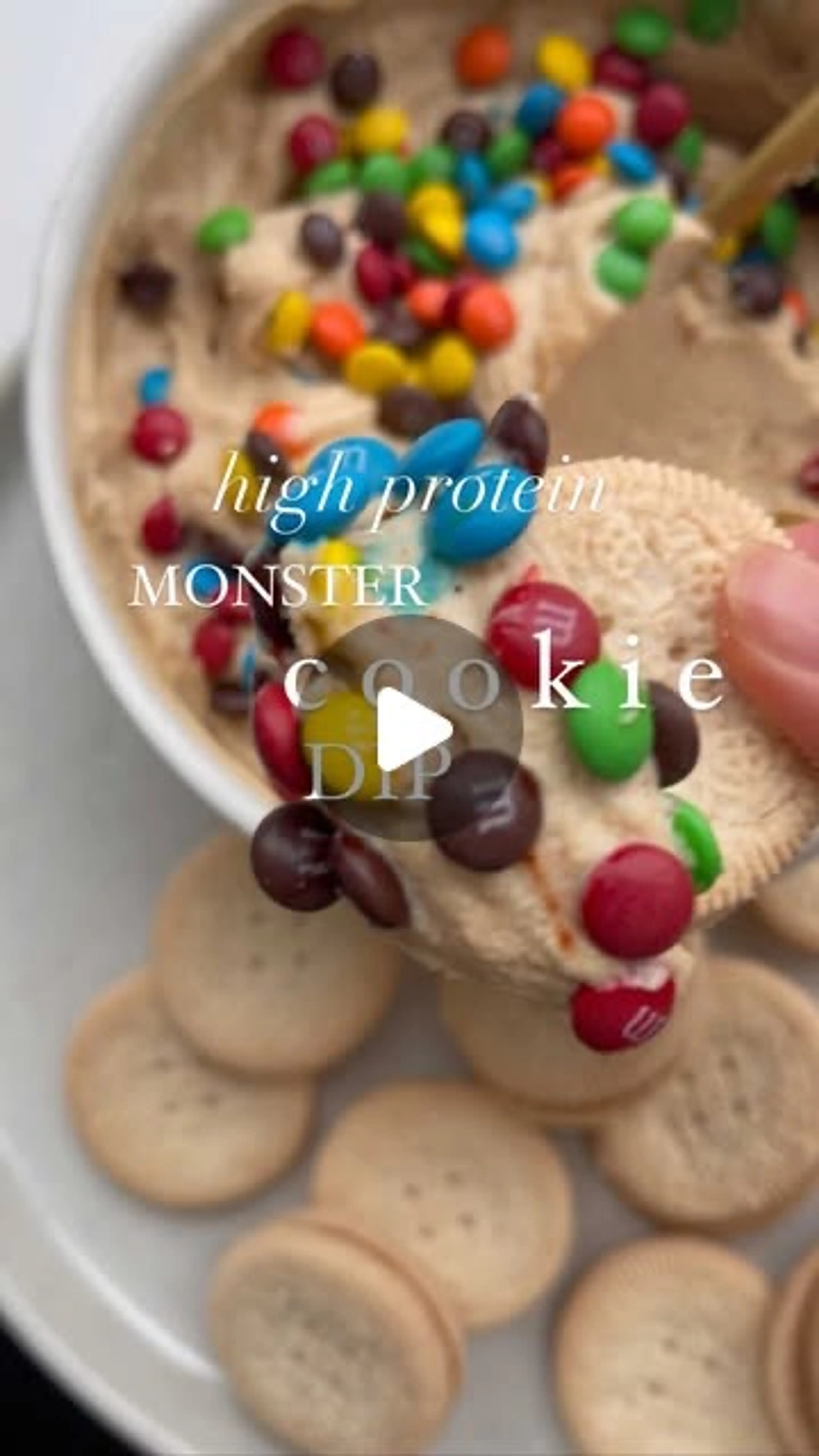 High Protein Monster Cookie Dip