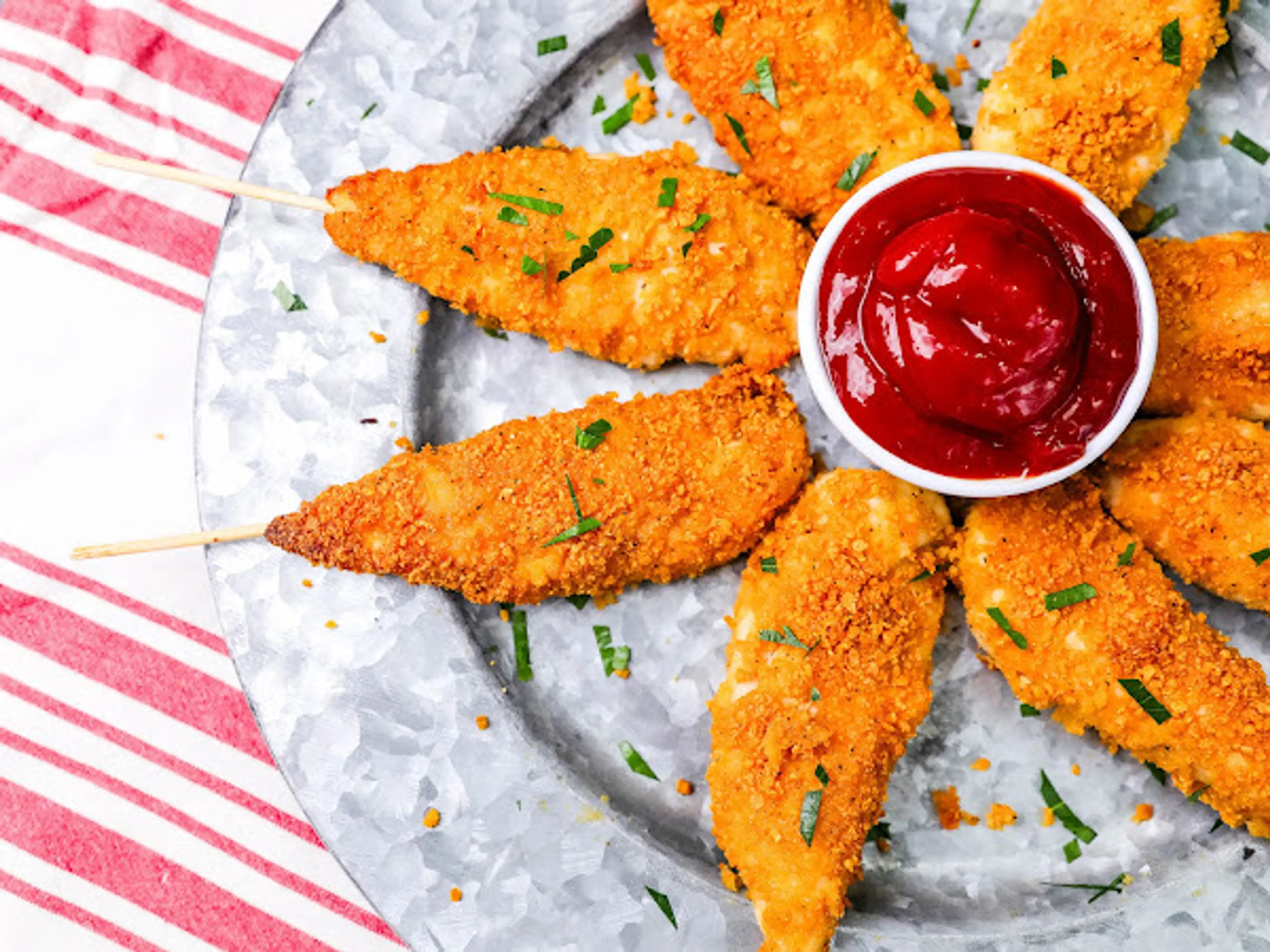 Parmesan Chicken Pops