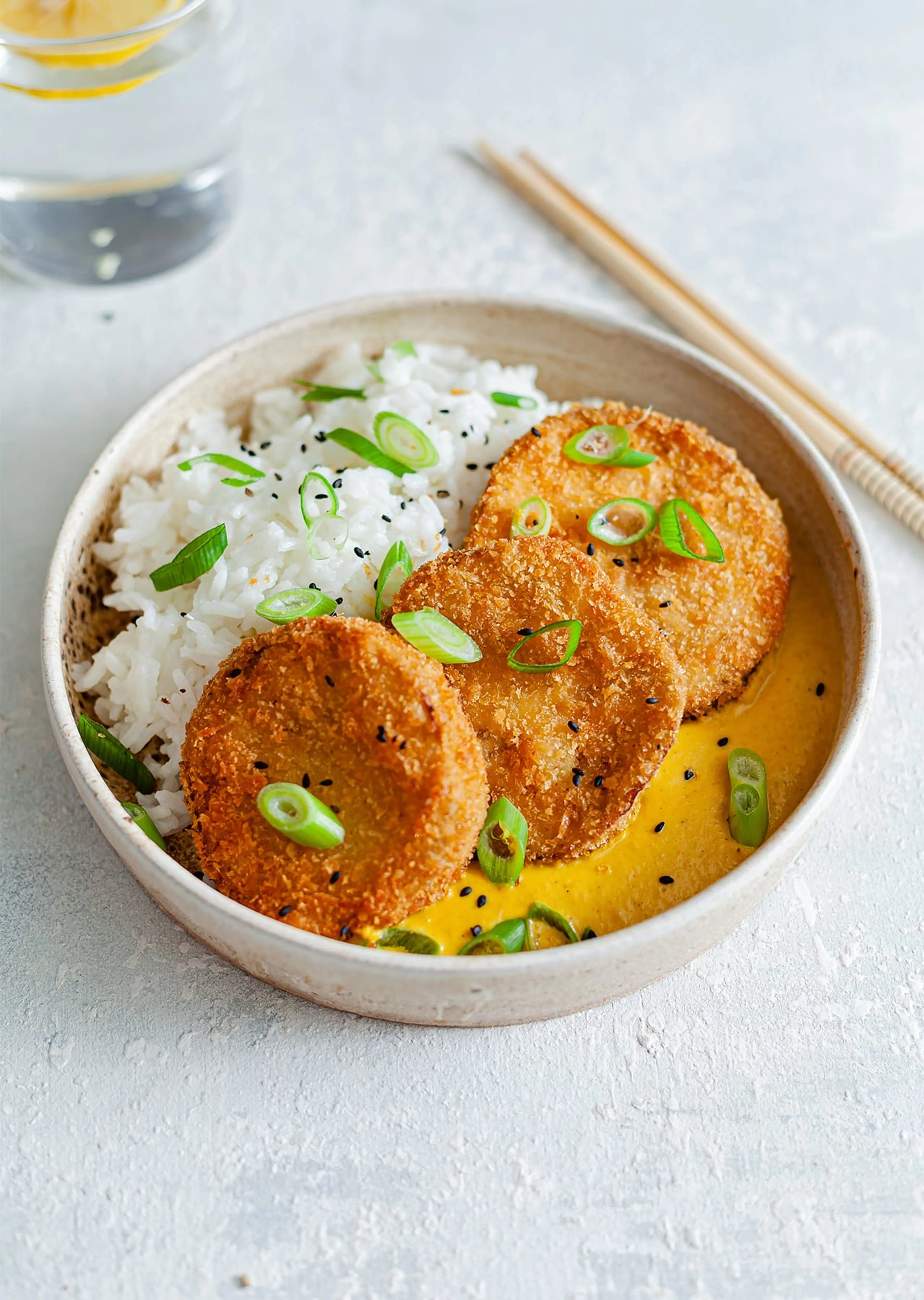 Aubergine Katsu Curry