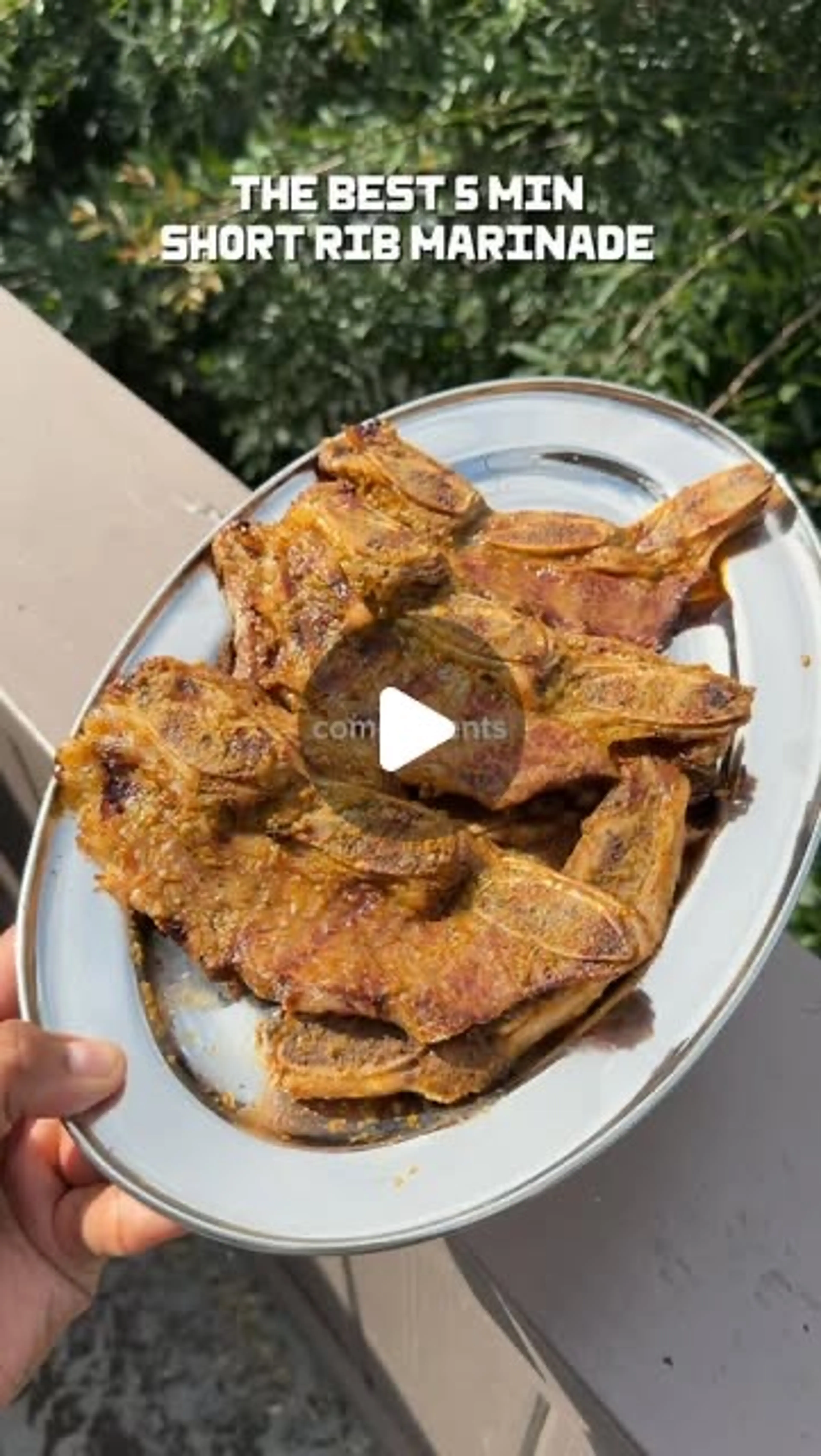 Short Rib, Marinade Recipe