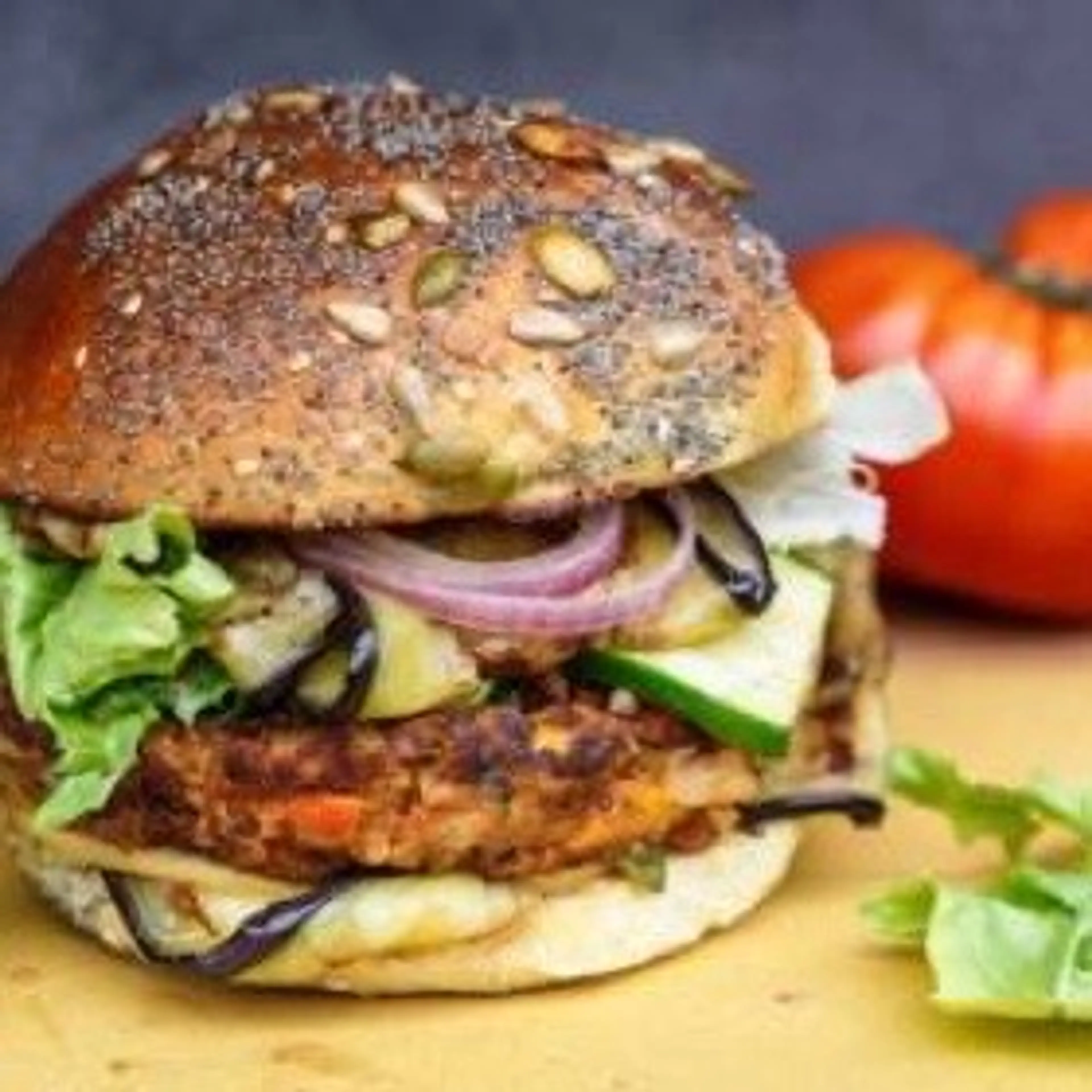Recette De Burger Veggie, Haricots Rouges Et Mozza