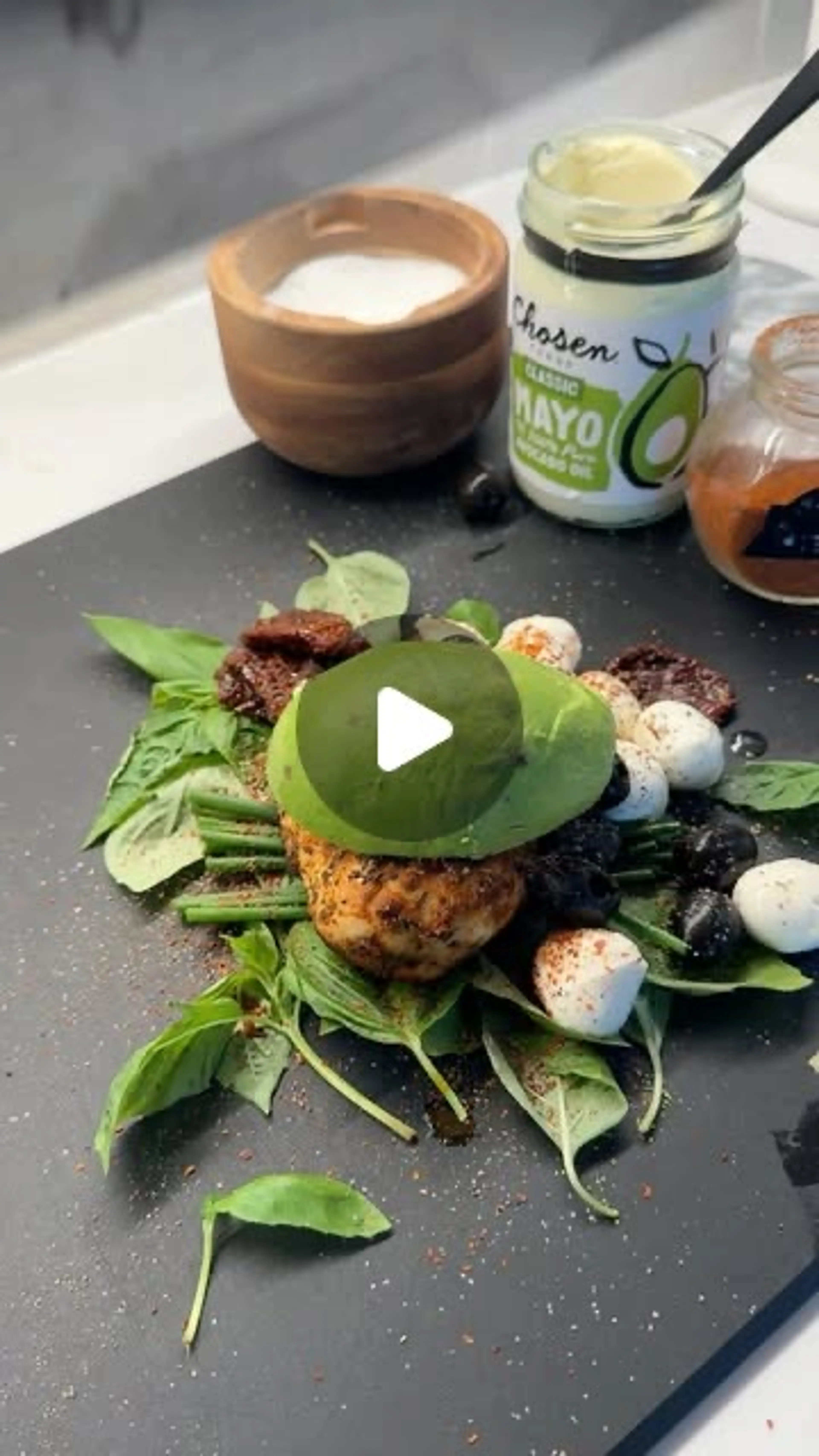 Chopped Mediterranean Chicken Salad