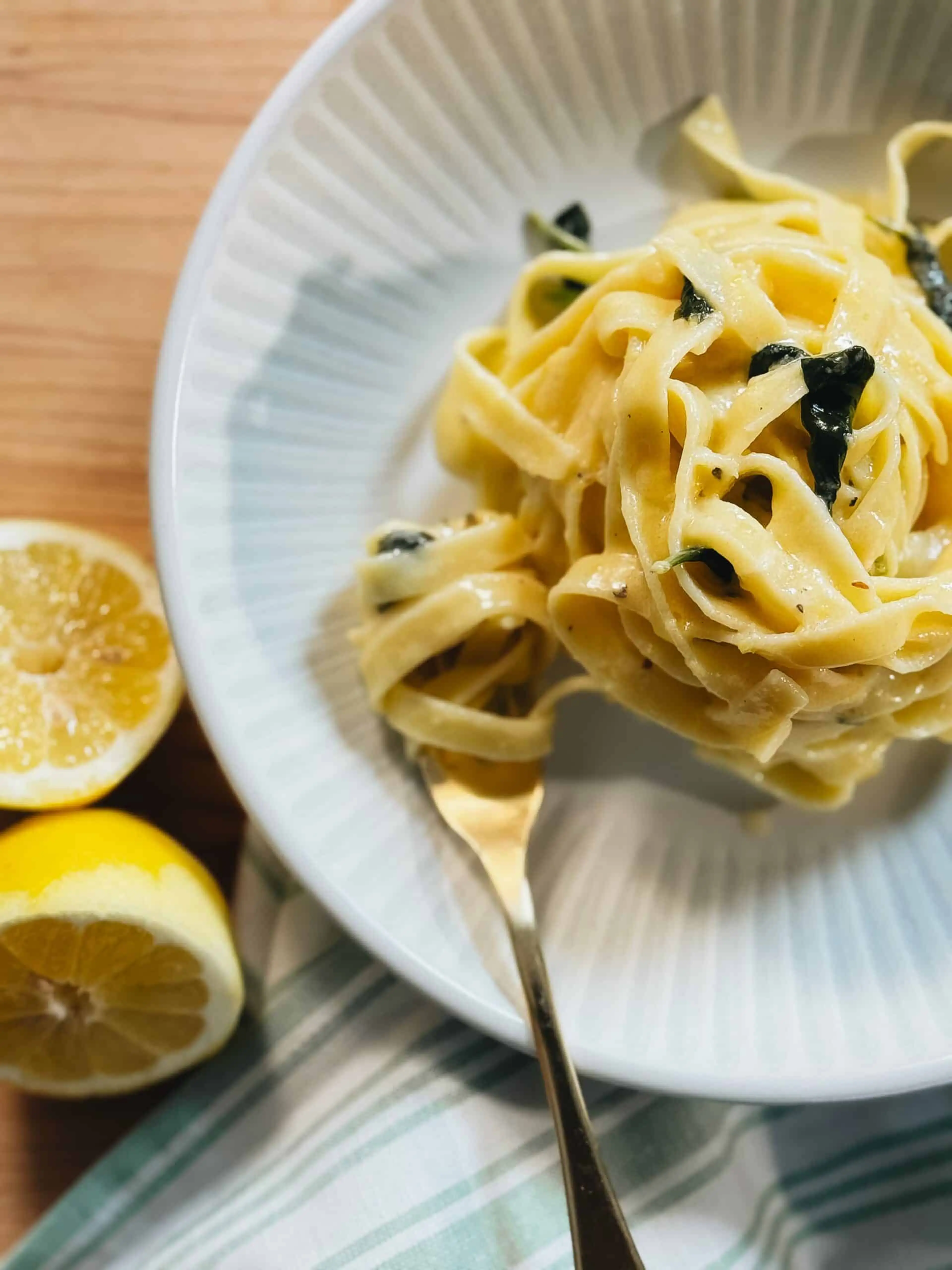 Pasta met citroen