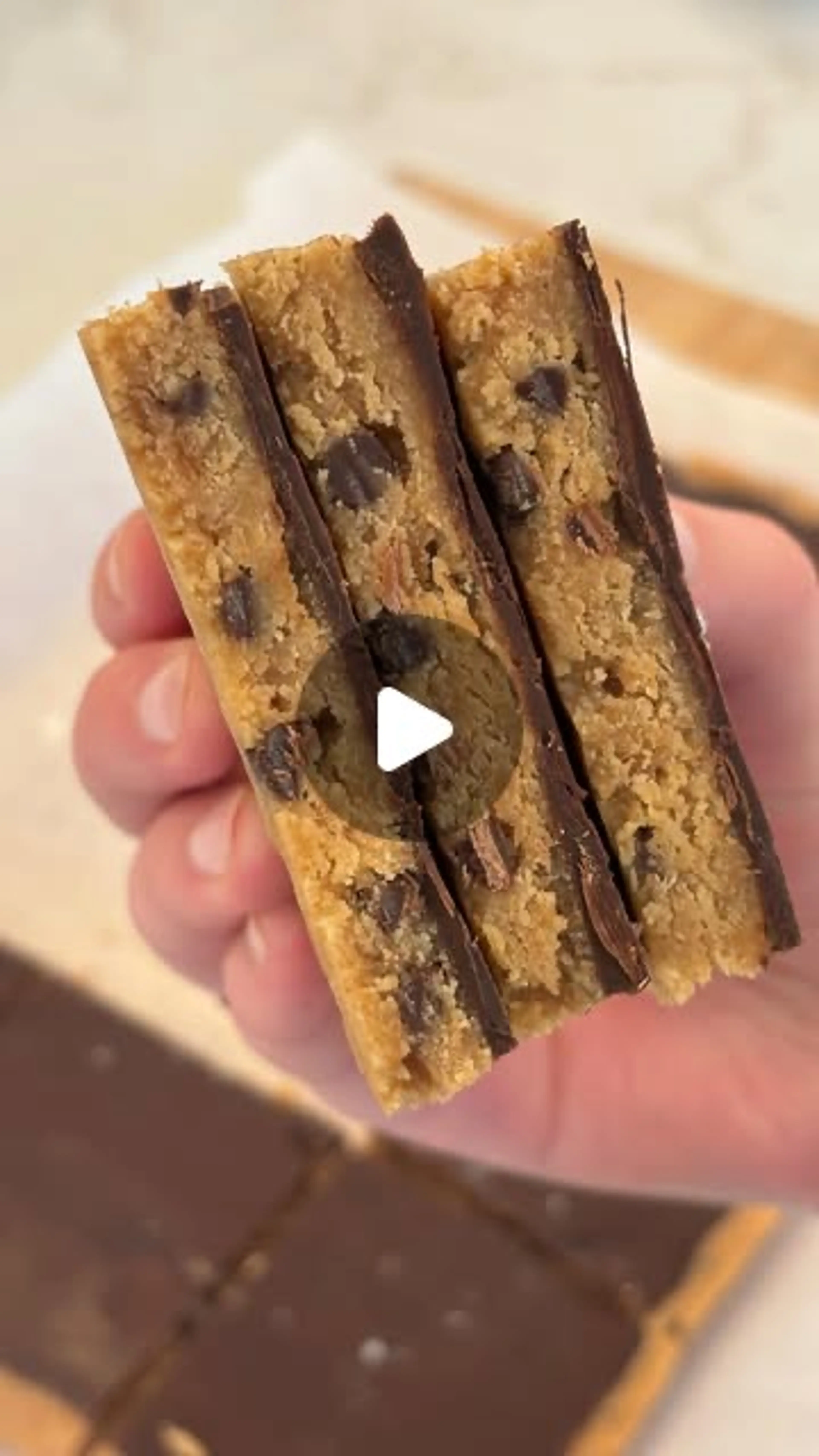 Cookie Dough Chocolate Bars
