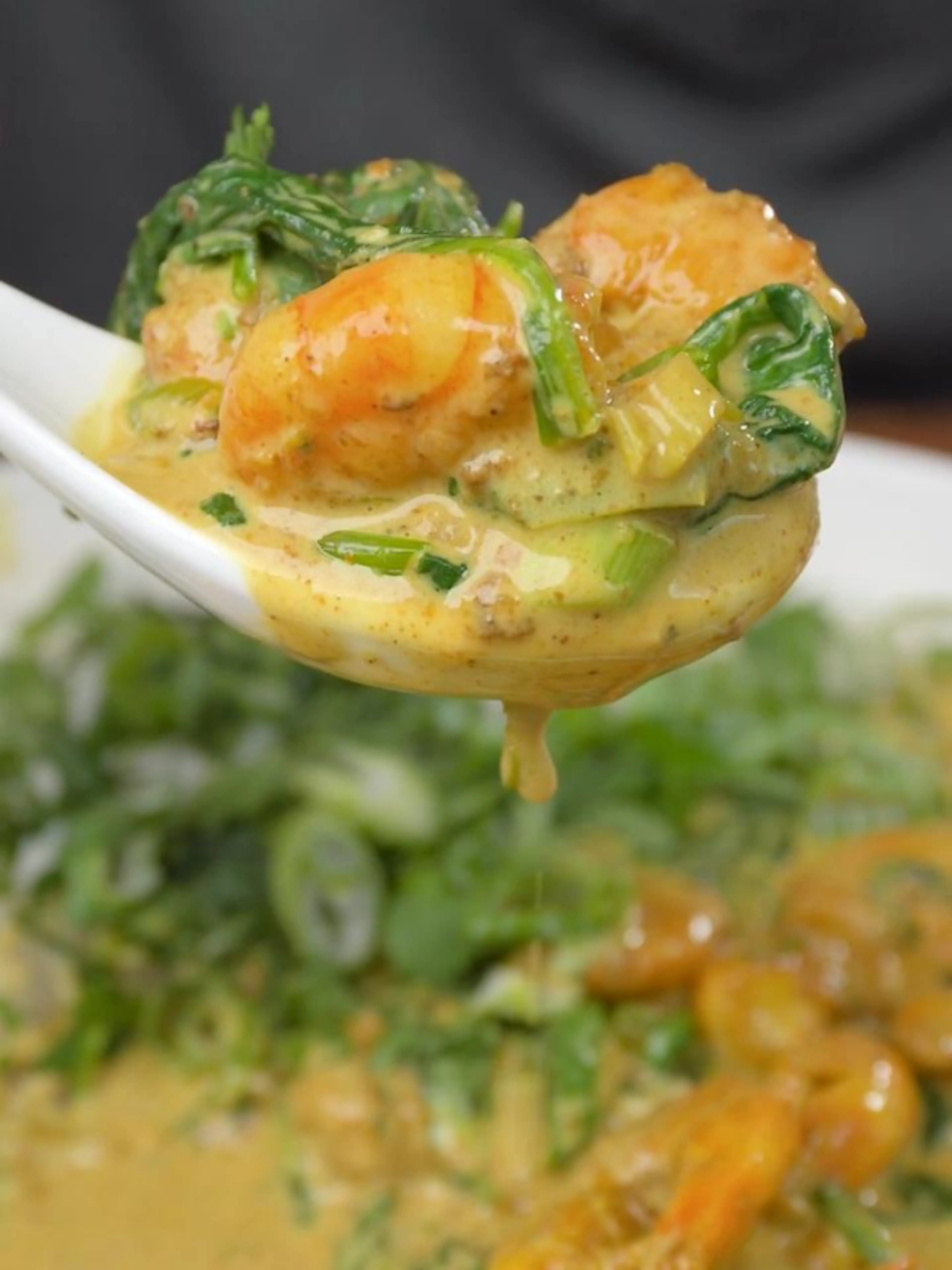 Garlic Shrimp Coconut Milk Curry