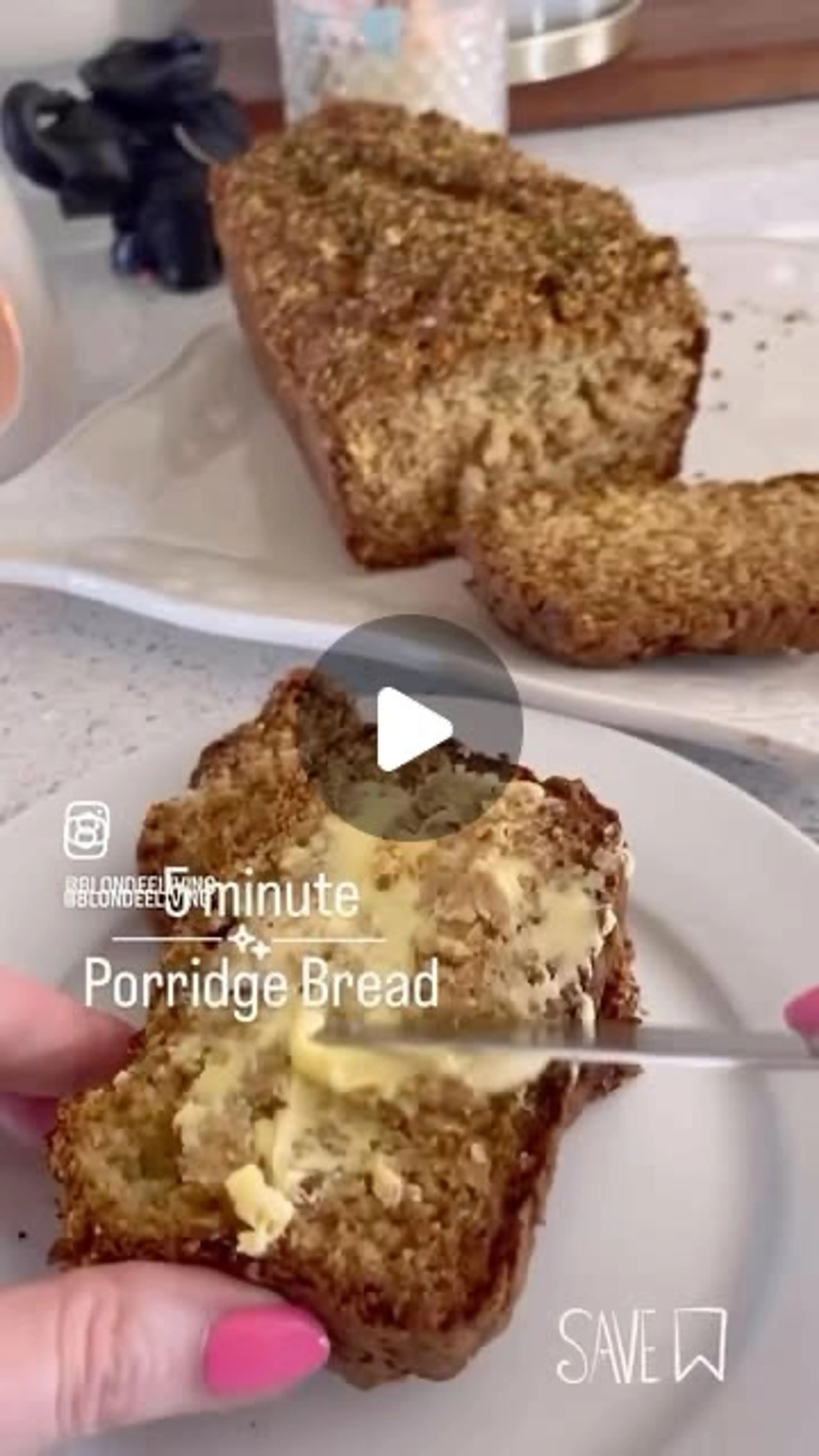 Slimming & Filling Flourless Easy Porridge Bread, It’s So Ea