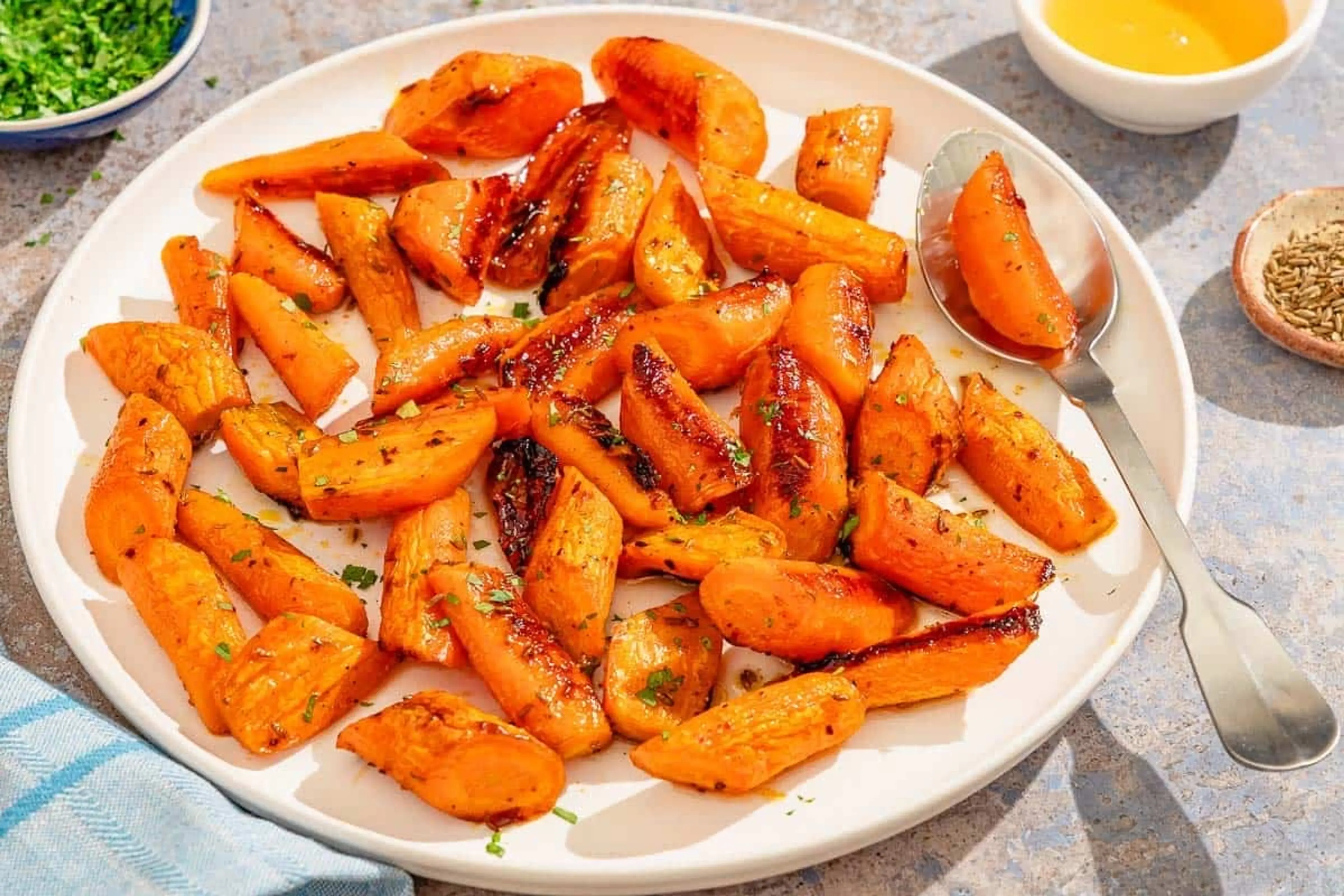 Honey Glazed Carrots with Orange and Cumin