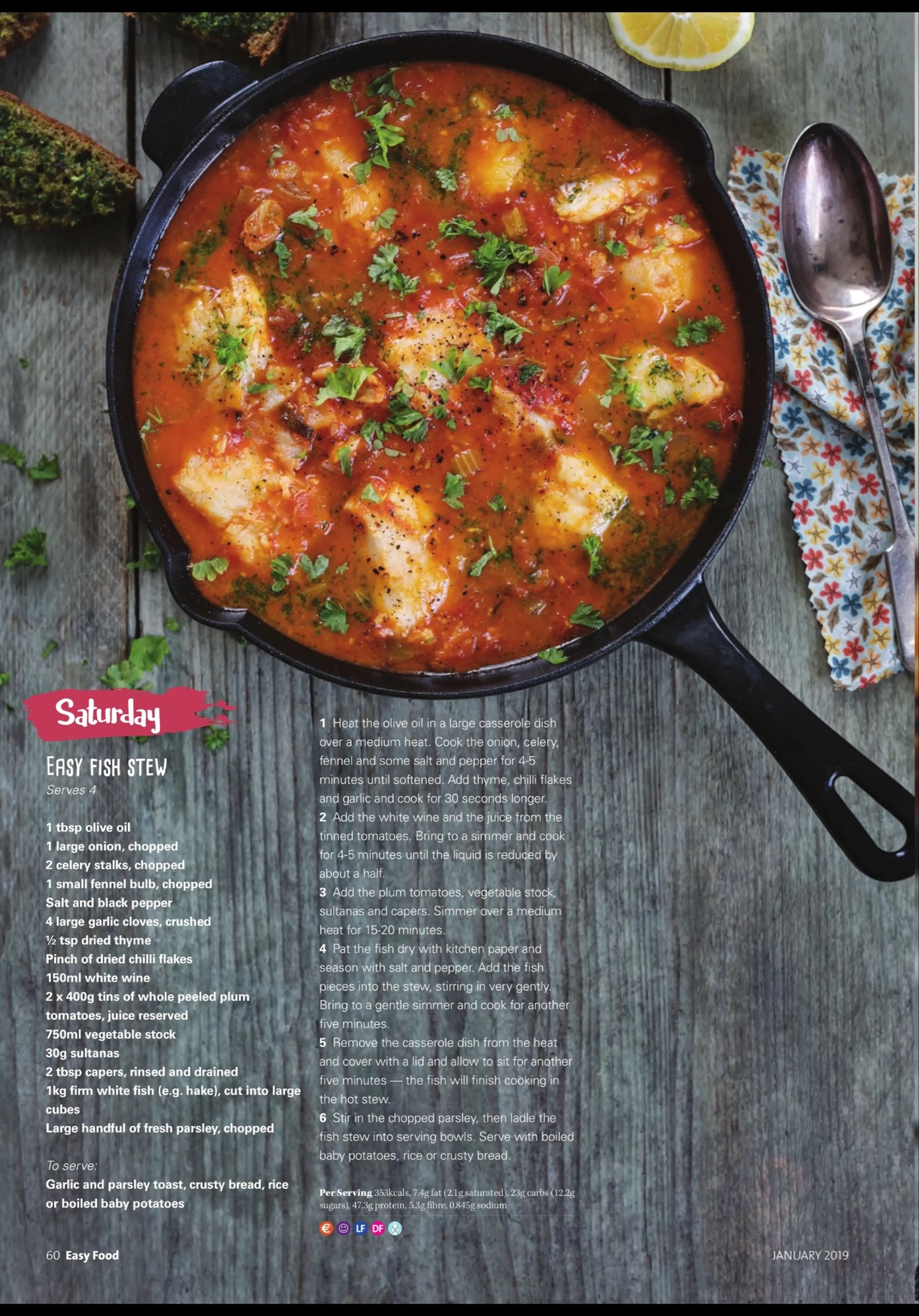 EASY FISH STEW
