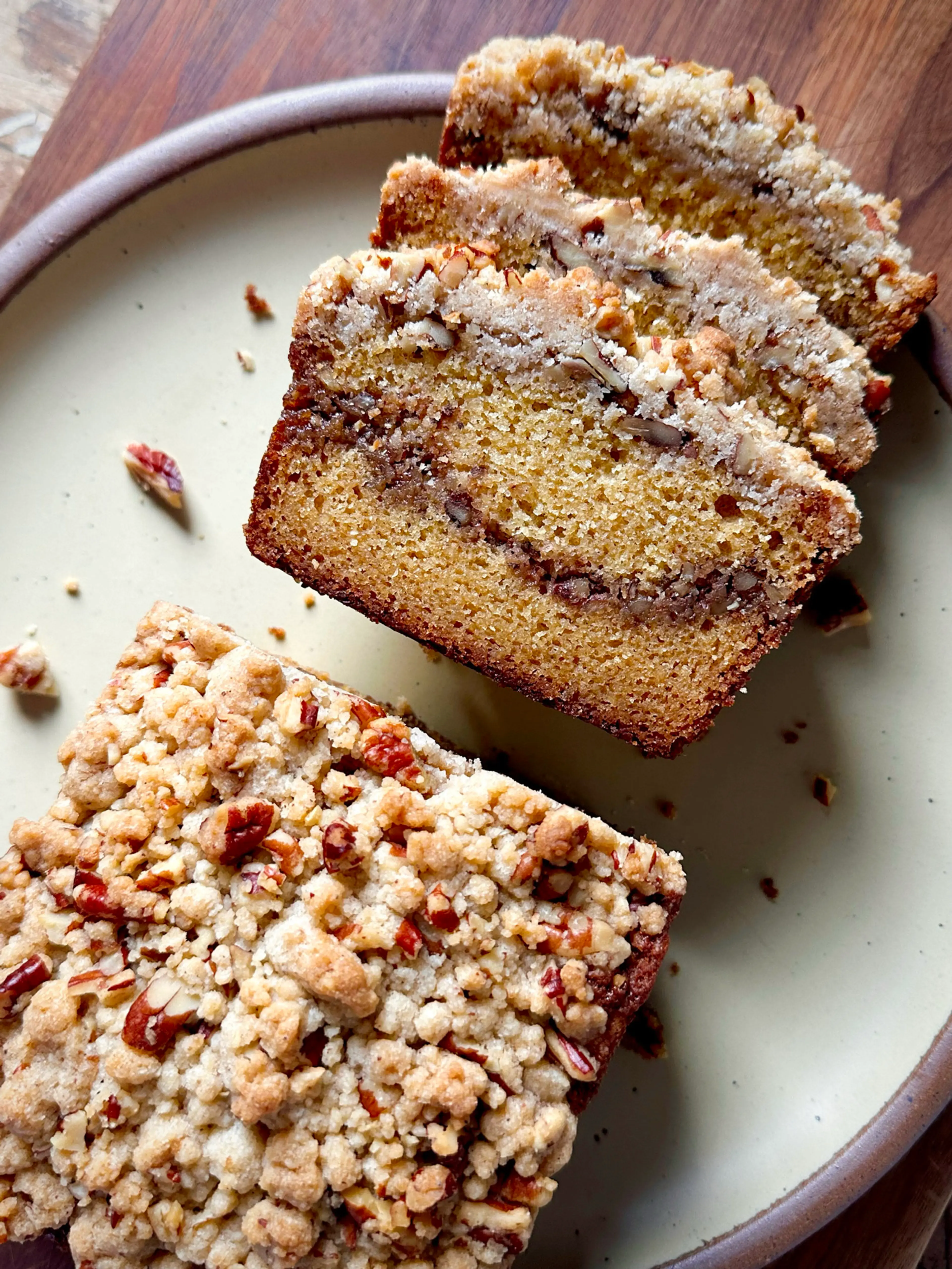 Maple Pecan Cardamom Coffee Cake