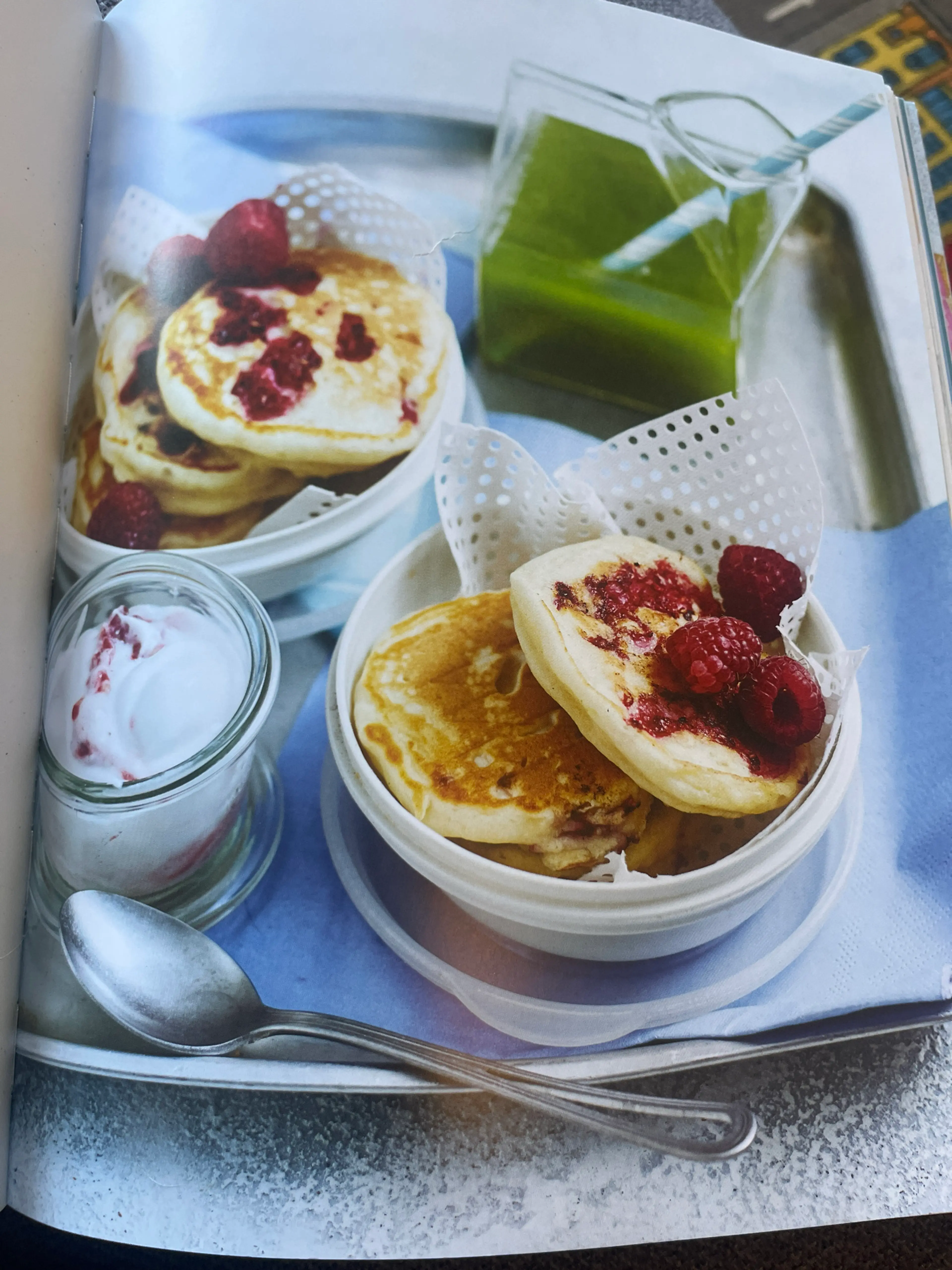 Raspberry Ricotta Pikelets