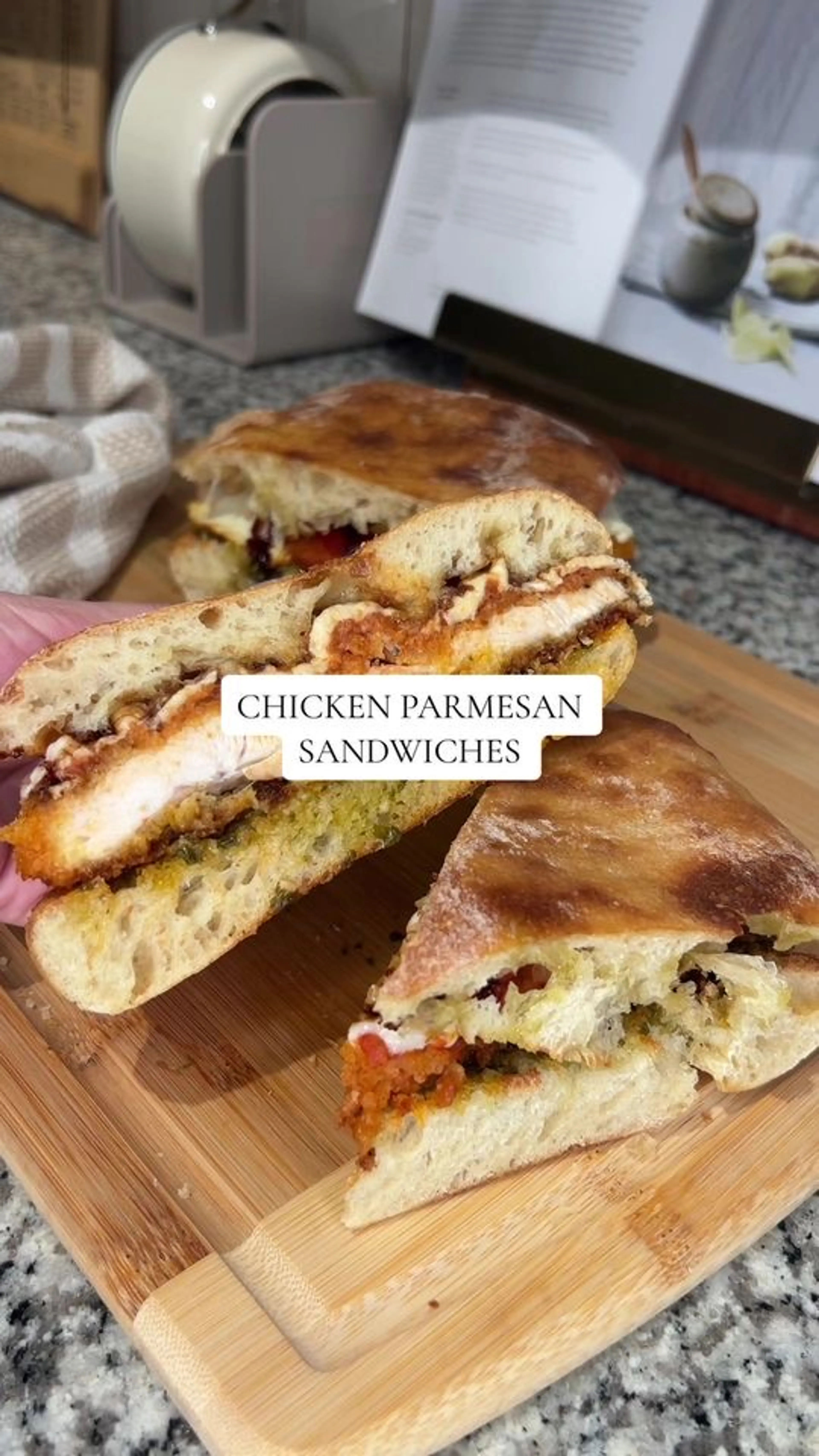 Chicken parm sandwiches