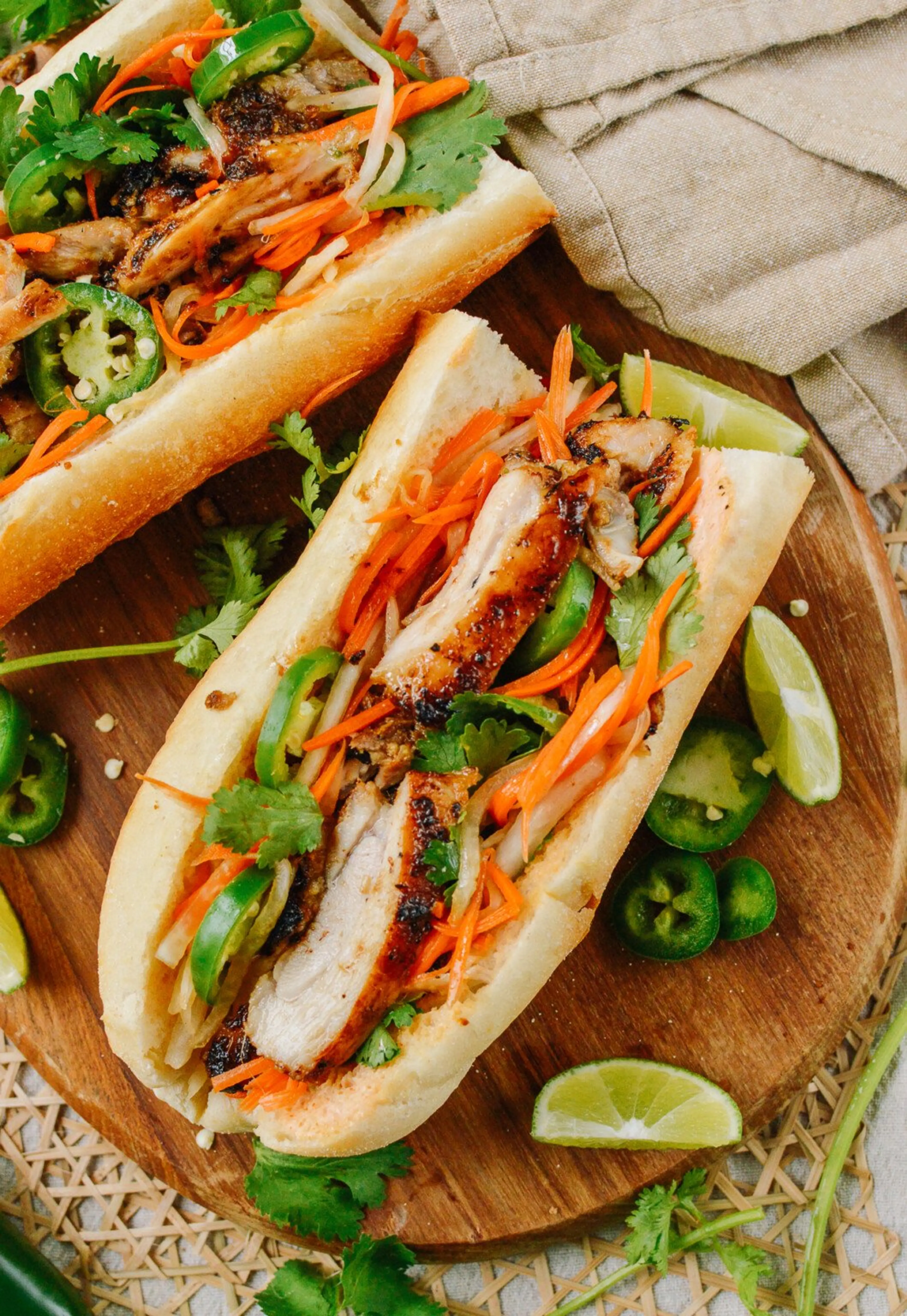 Lemongrass Chicken Banh Mi