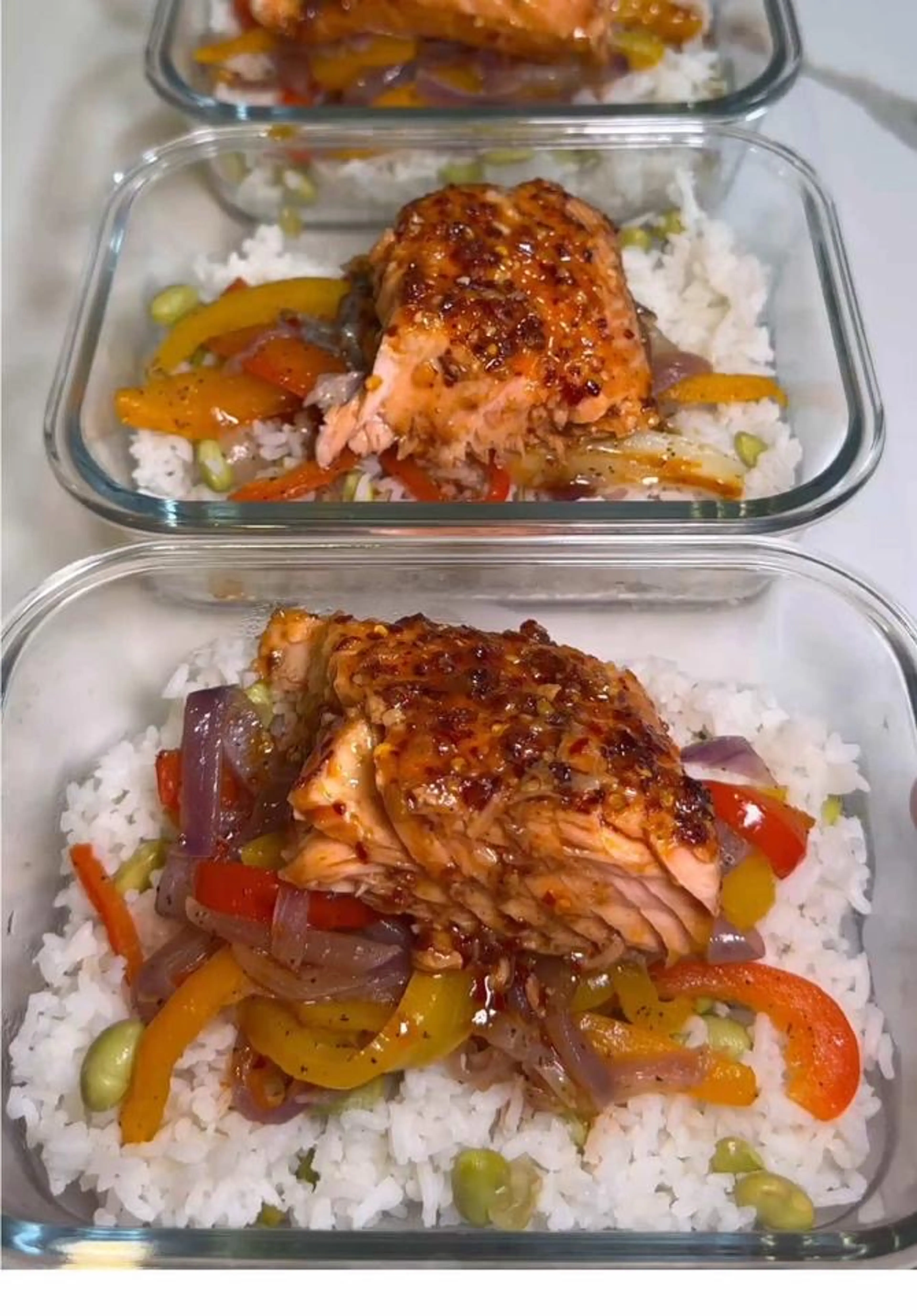 Asian Salmon and Rice Bowls