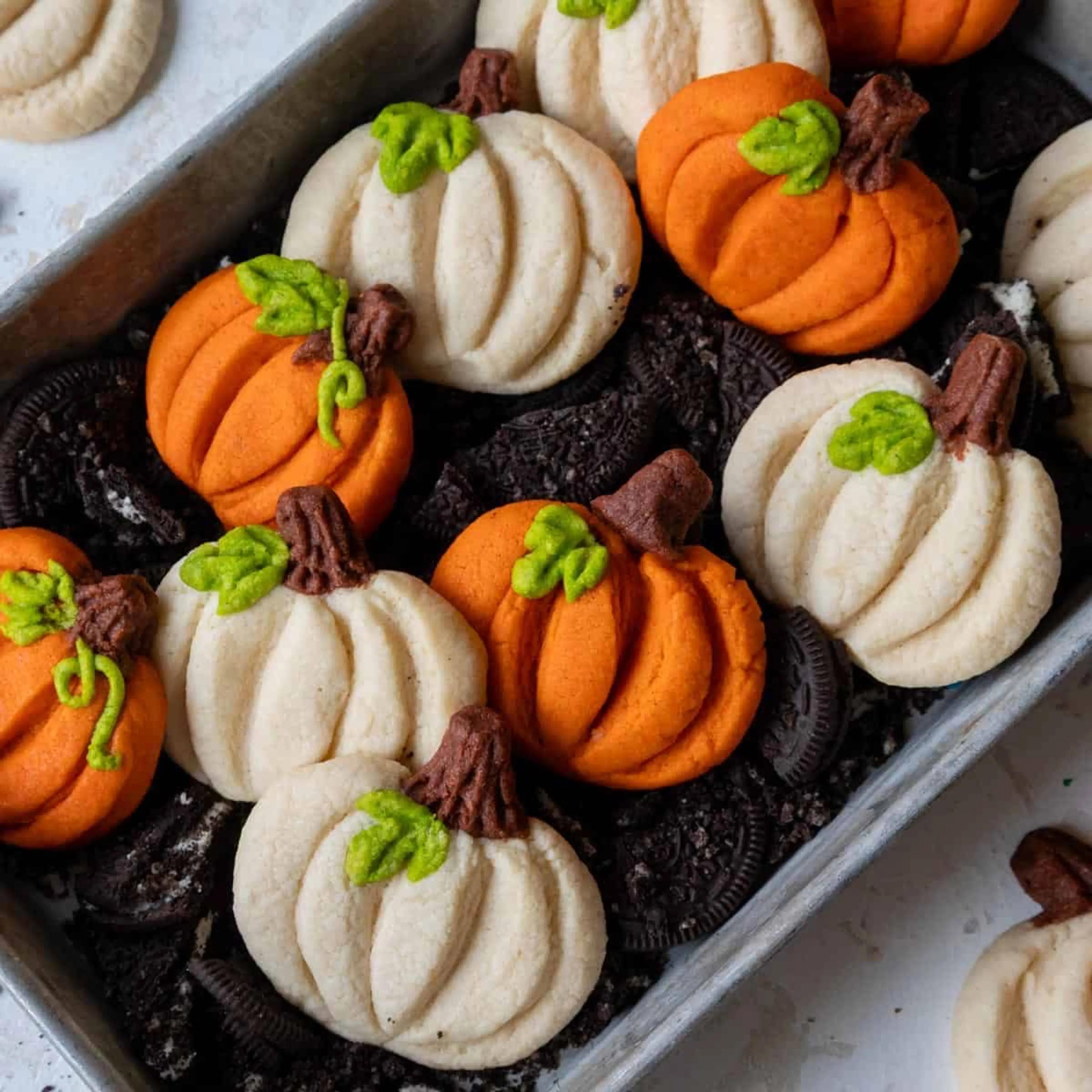 Pumpkin Shaped Cookies