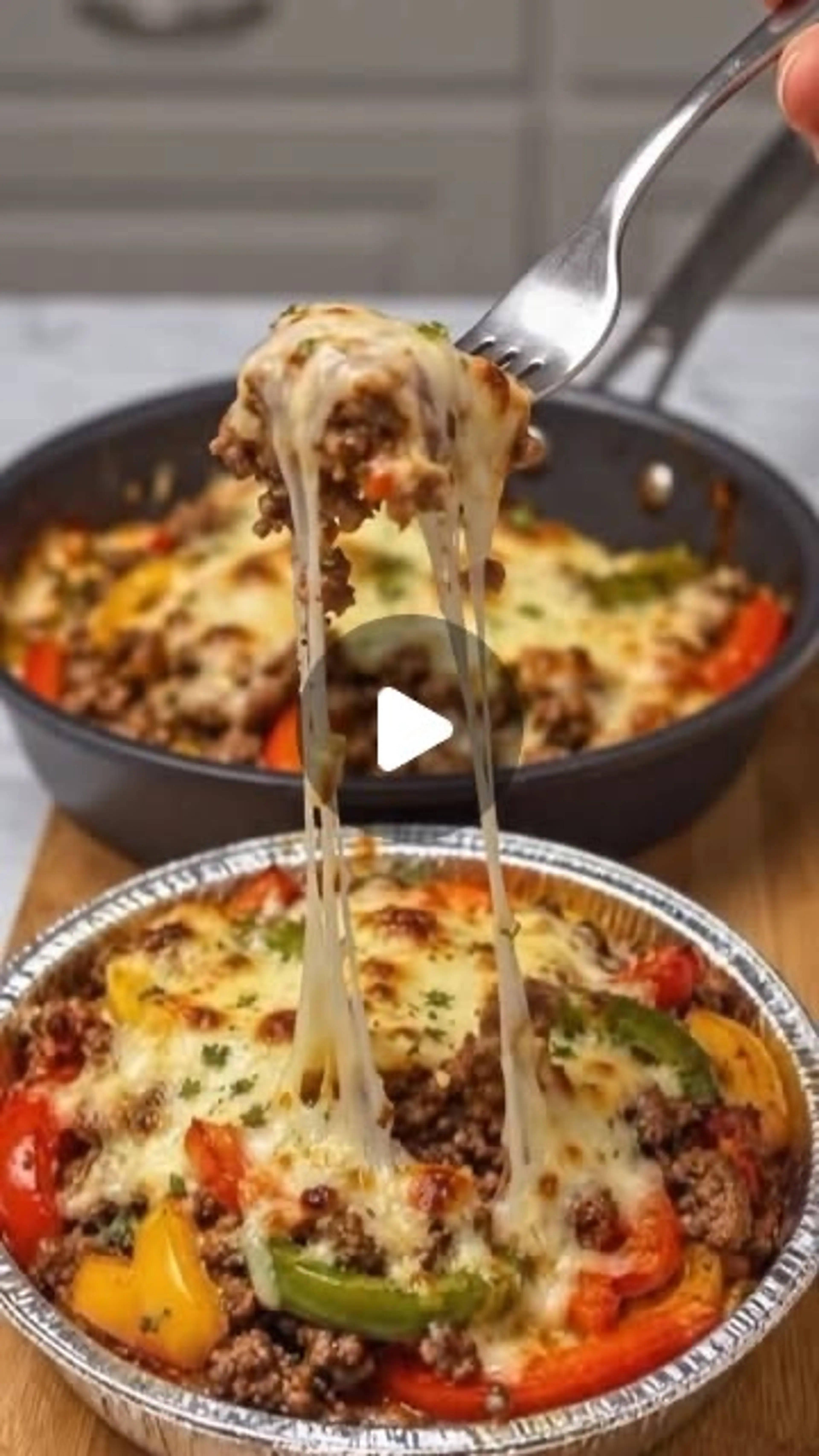 Low-carb Crustless Pizza Bowl
