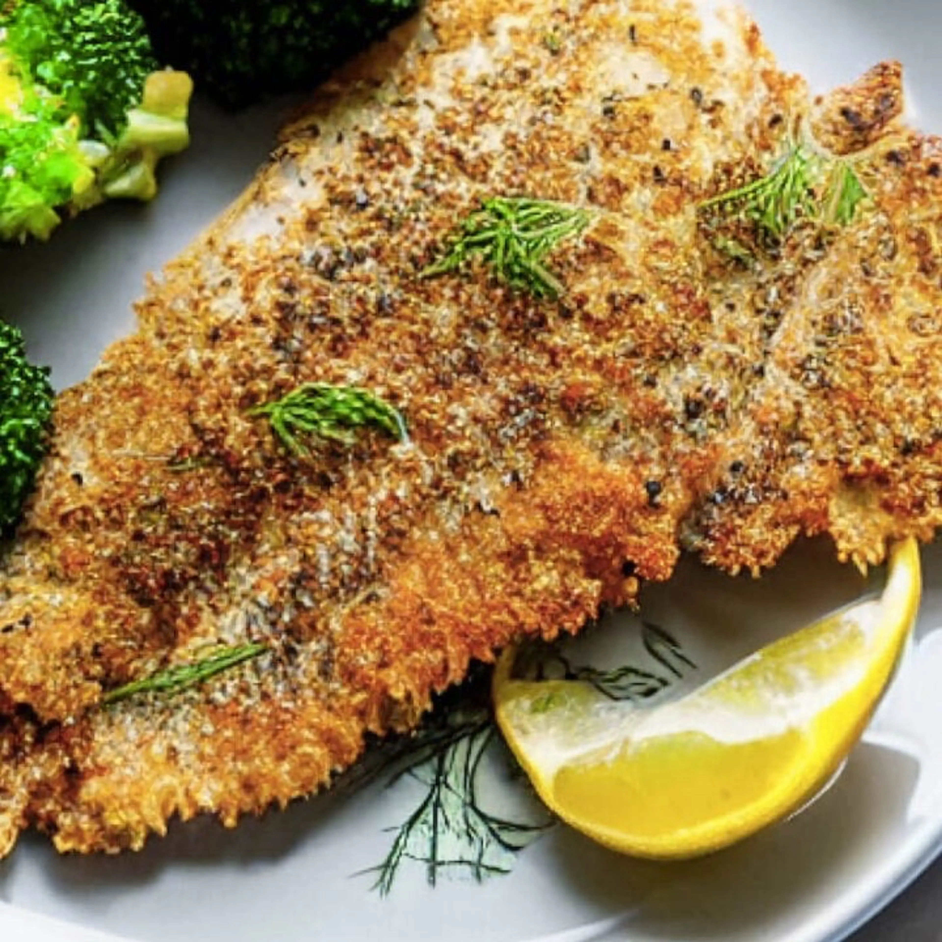 Broiled Tilapia with Parmesan
