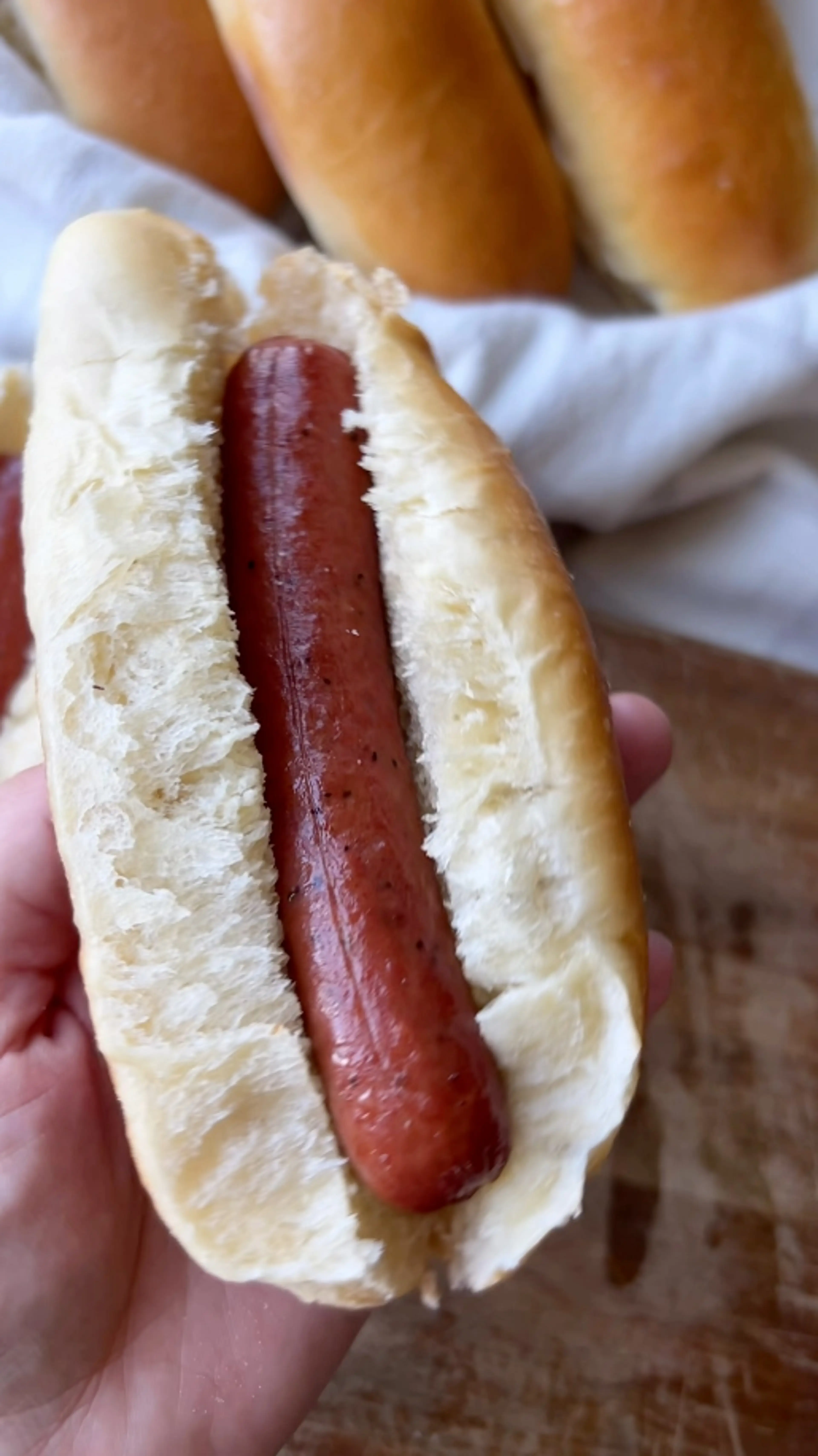 Sourdough Hot Dog Buns