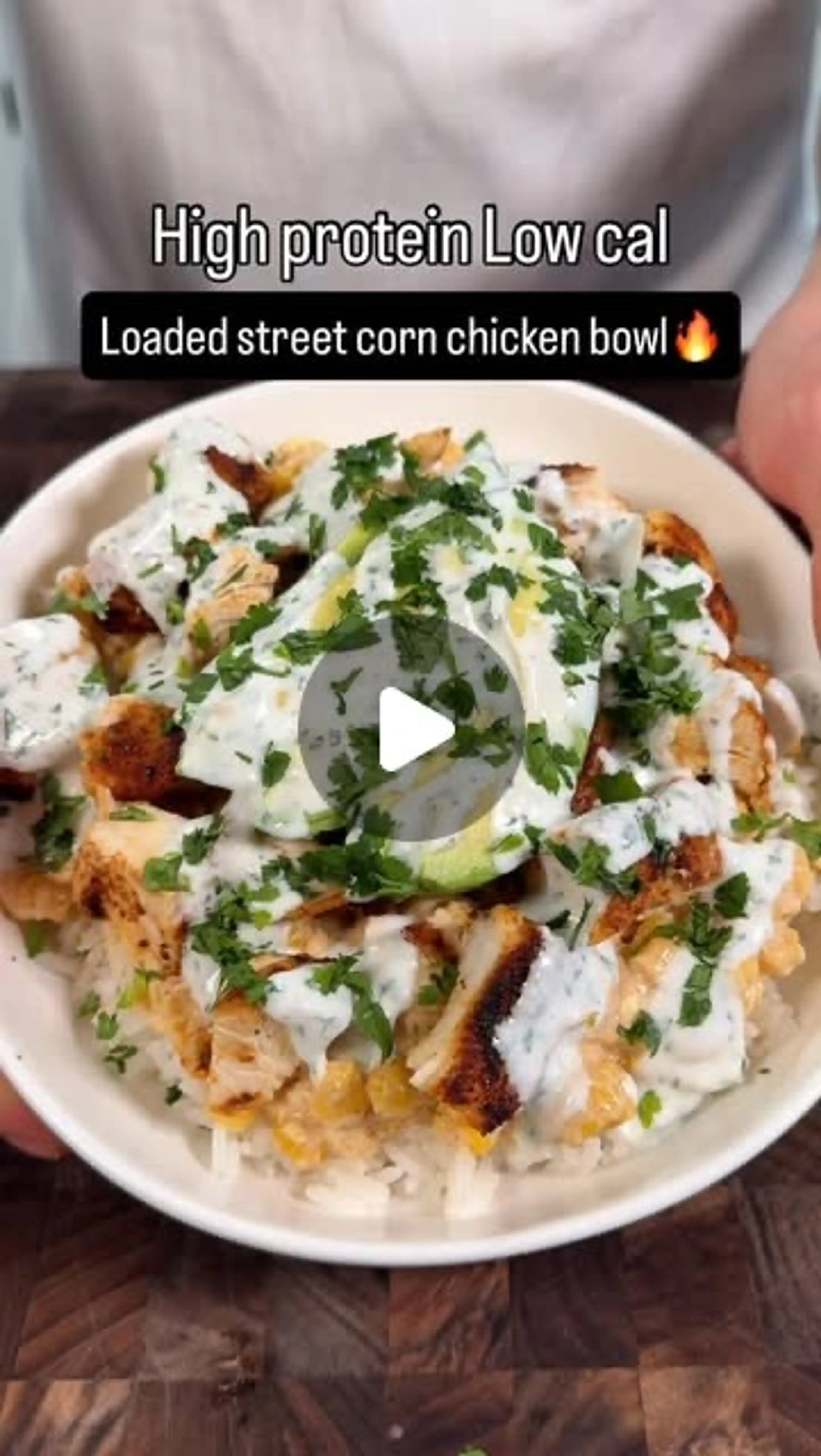 Street Corn Chicken Protein Bowl