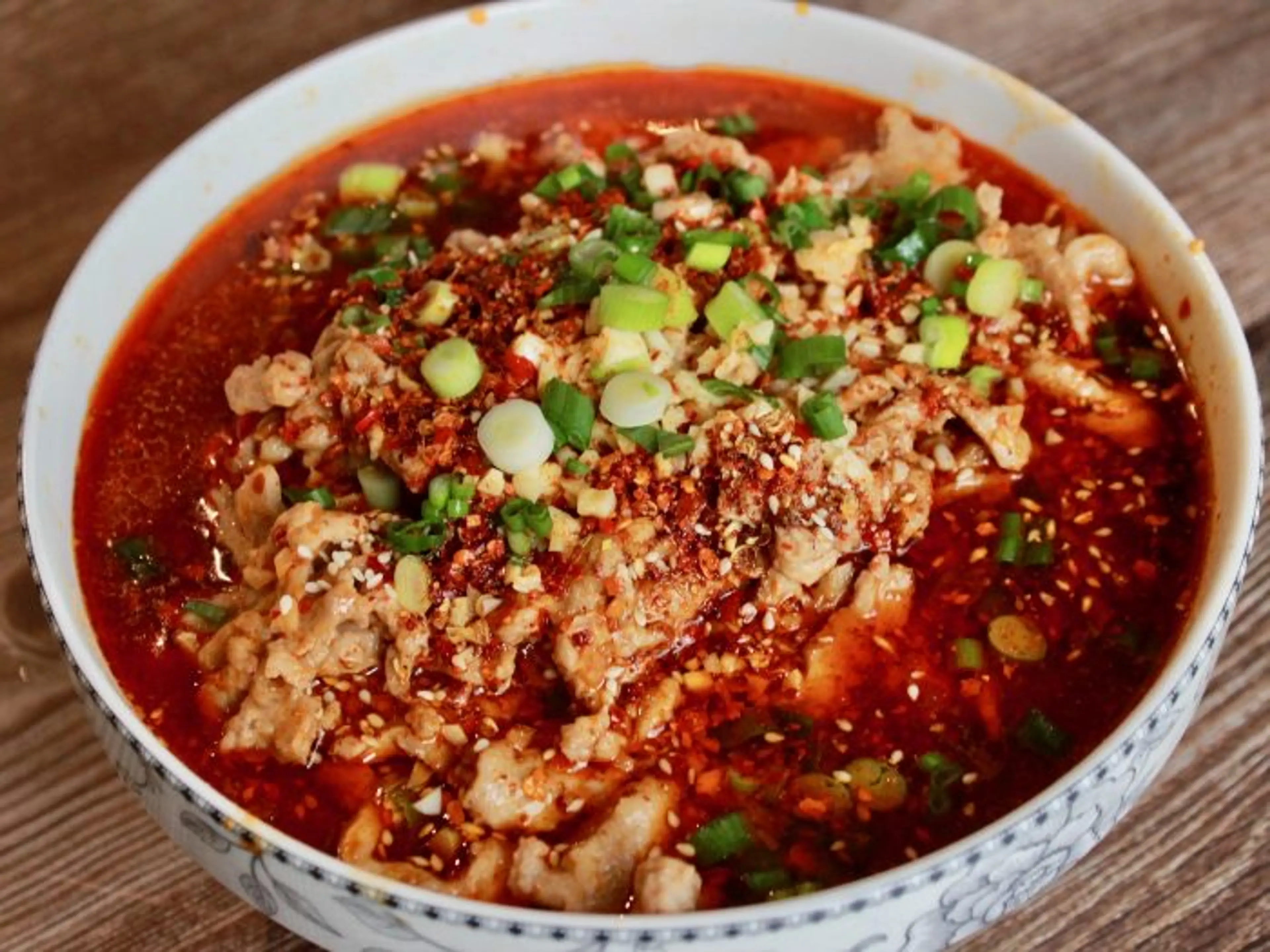 Sichuan “Shui Zhu” Pork – Spicy and numbing water poached po