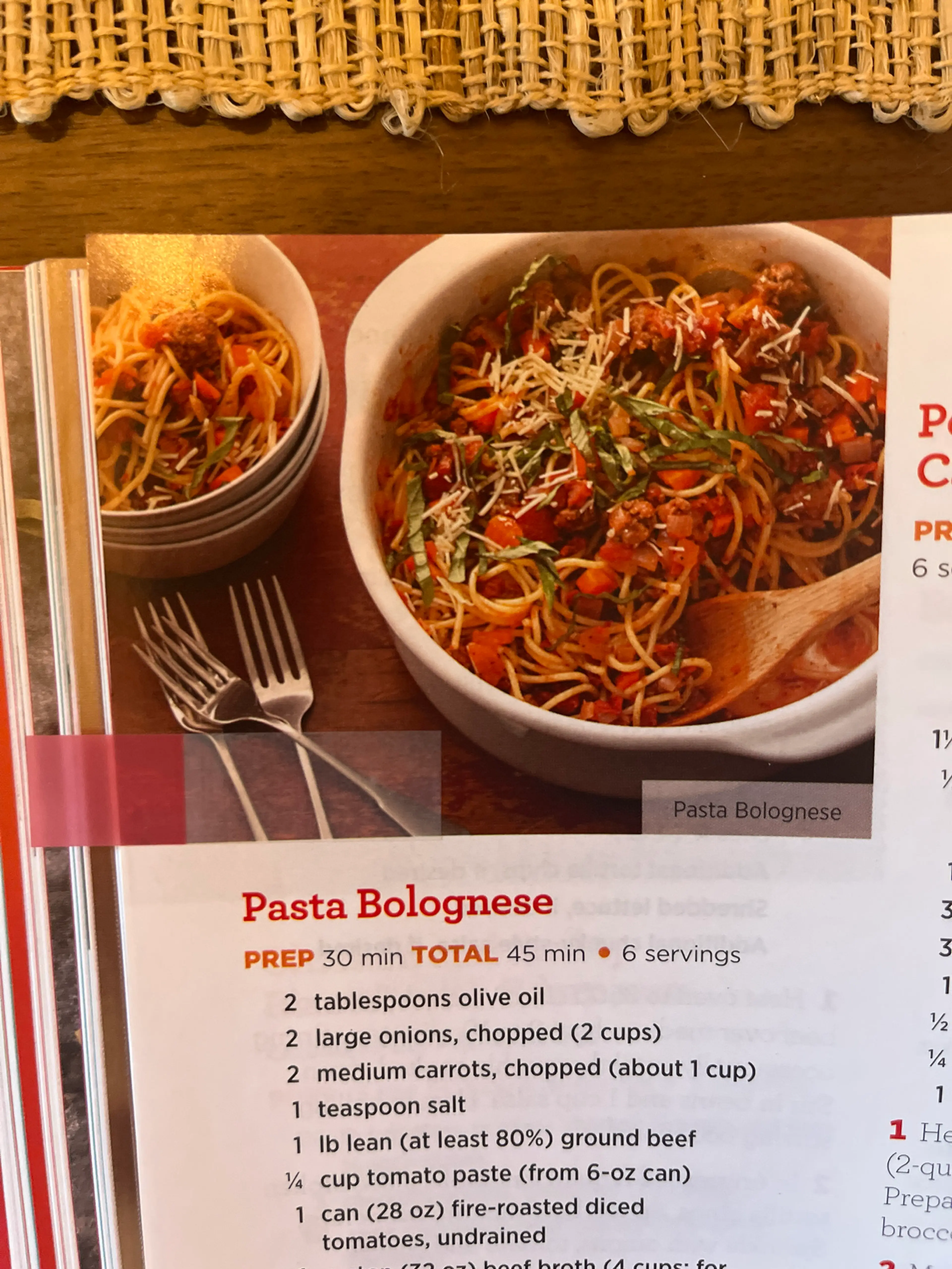 Pasta Bolognese