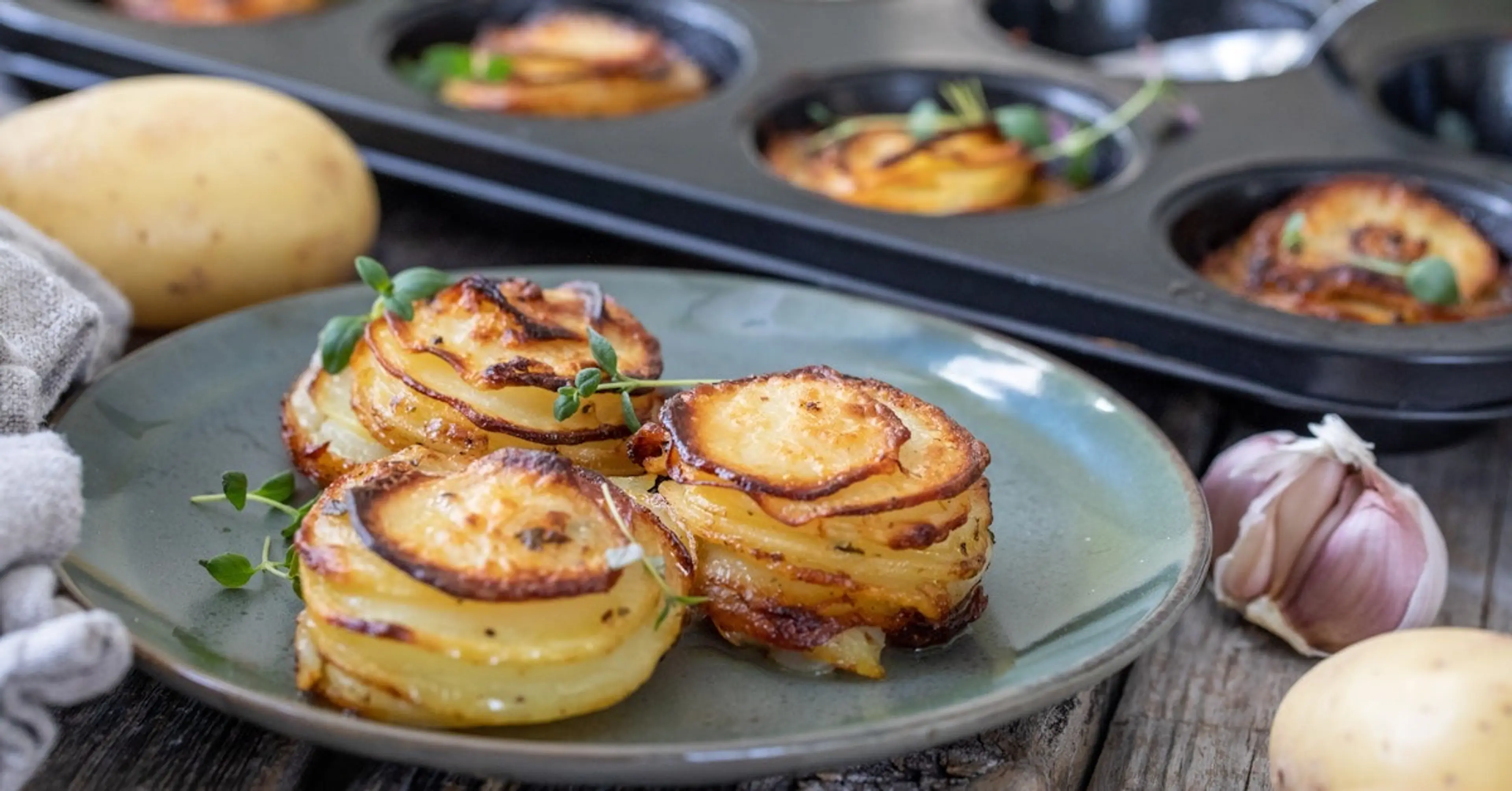 Potatis i muffinsformar