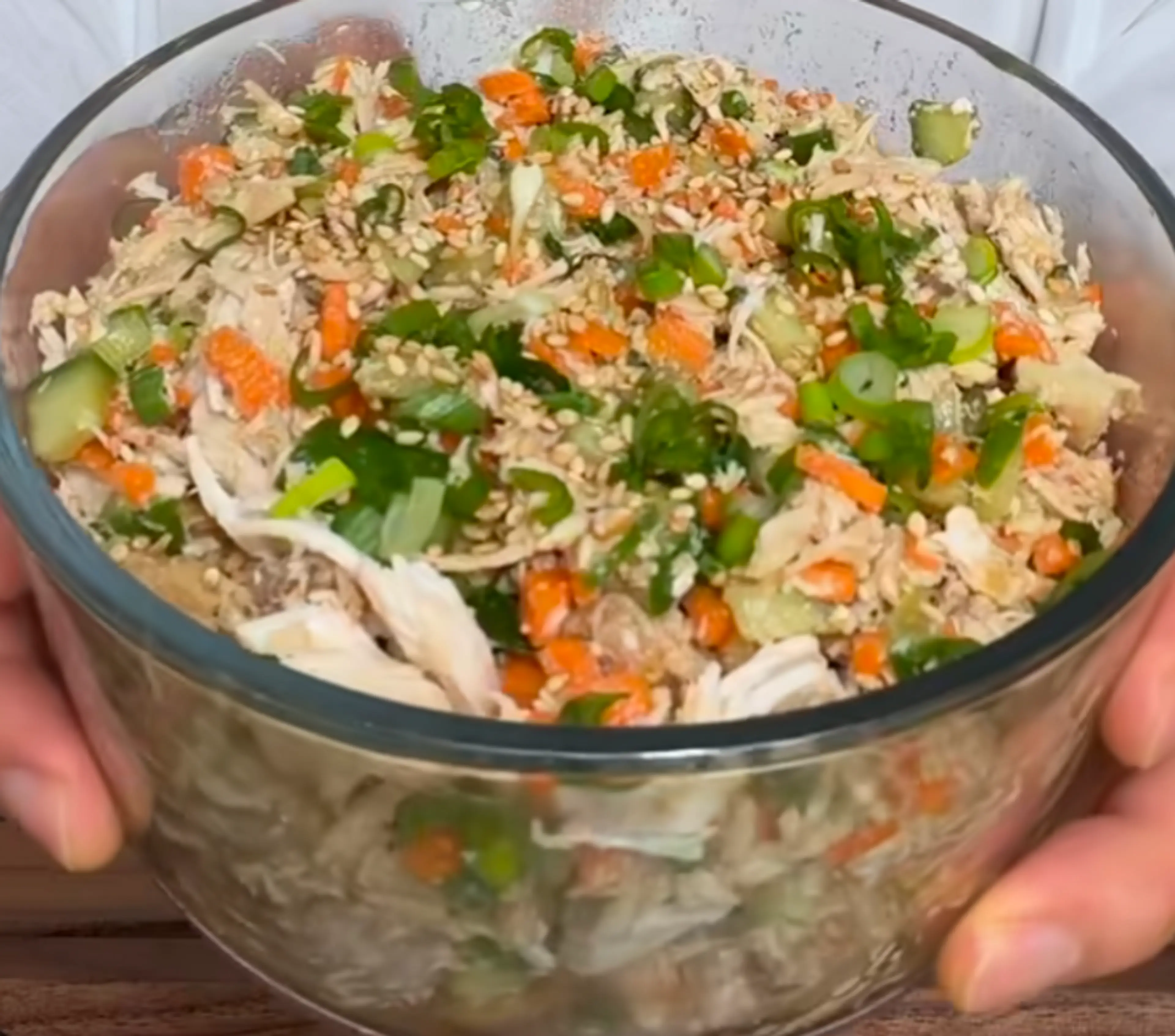 Honey Garlic Asian Chicken Salad