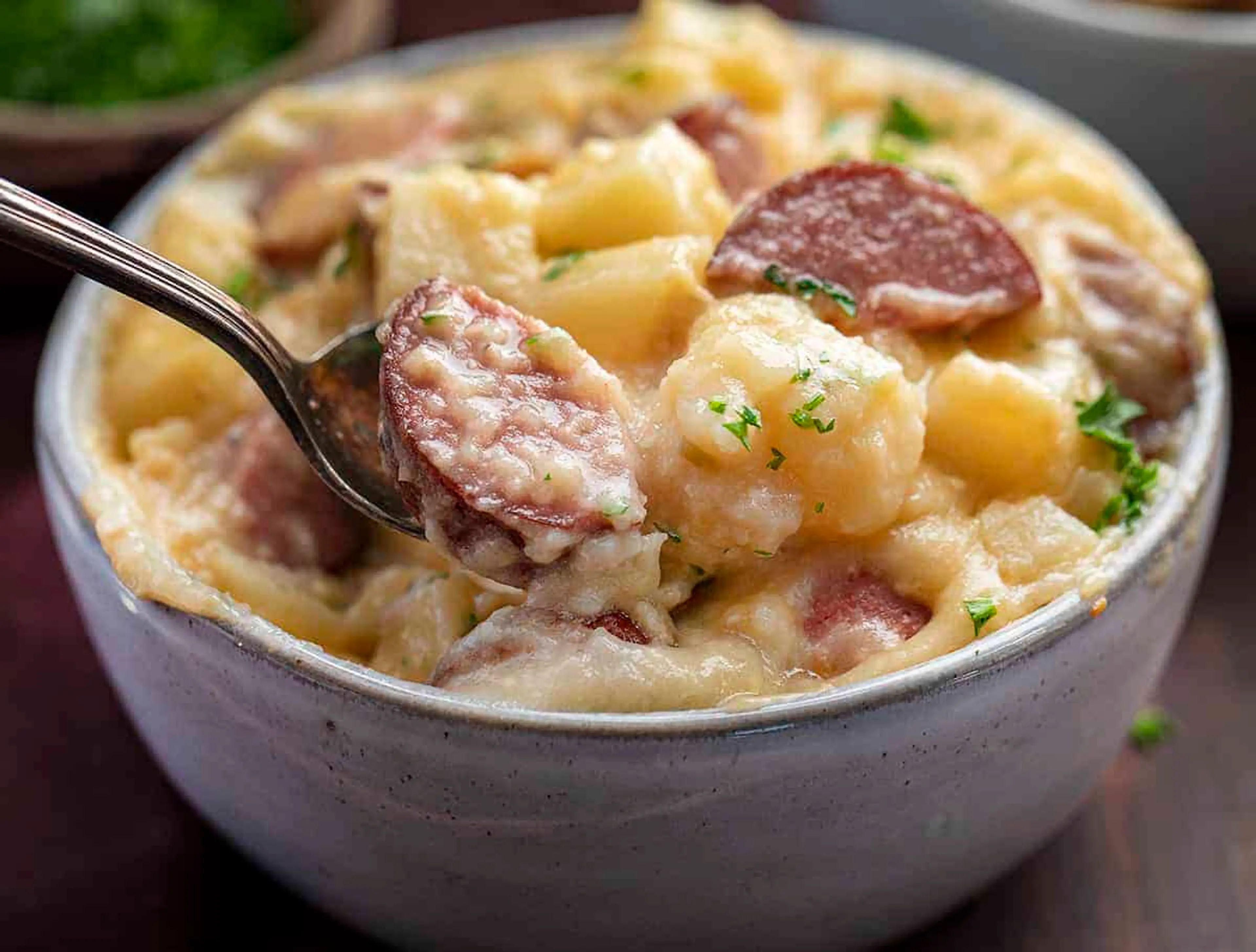 Slow Cooker Kielbasa and Potatoes