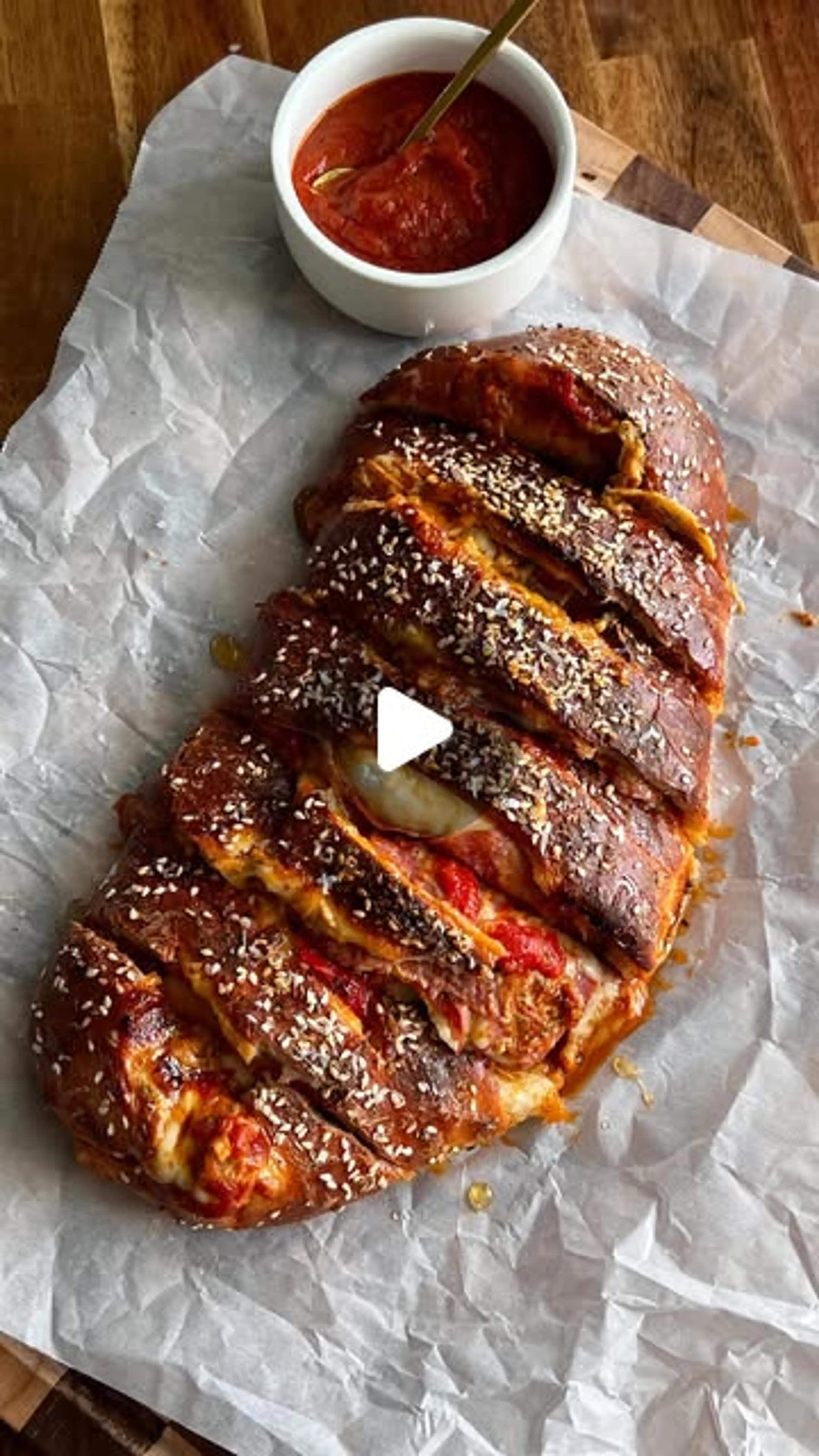 Sourdough Discard Italian Stromboli