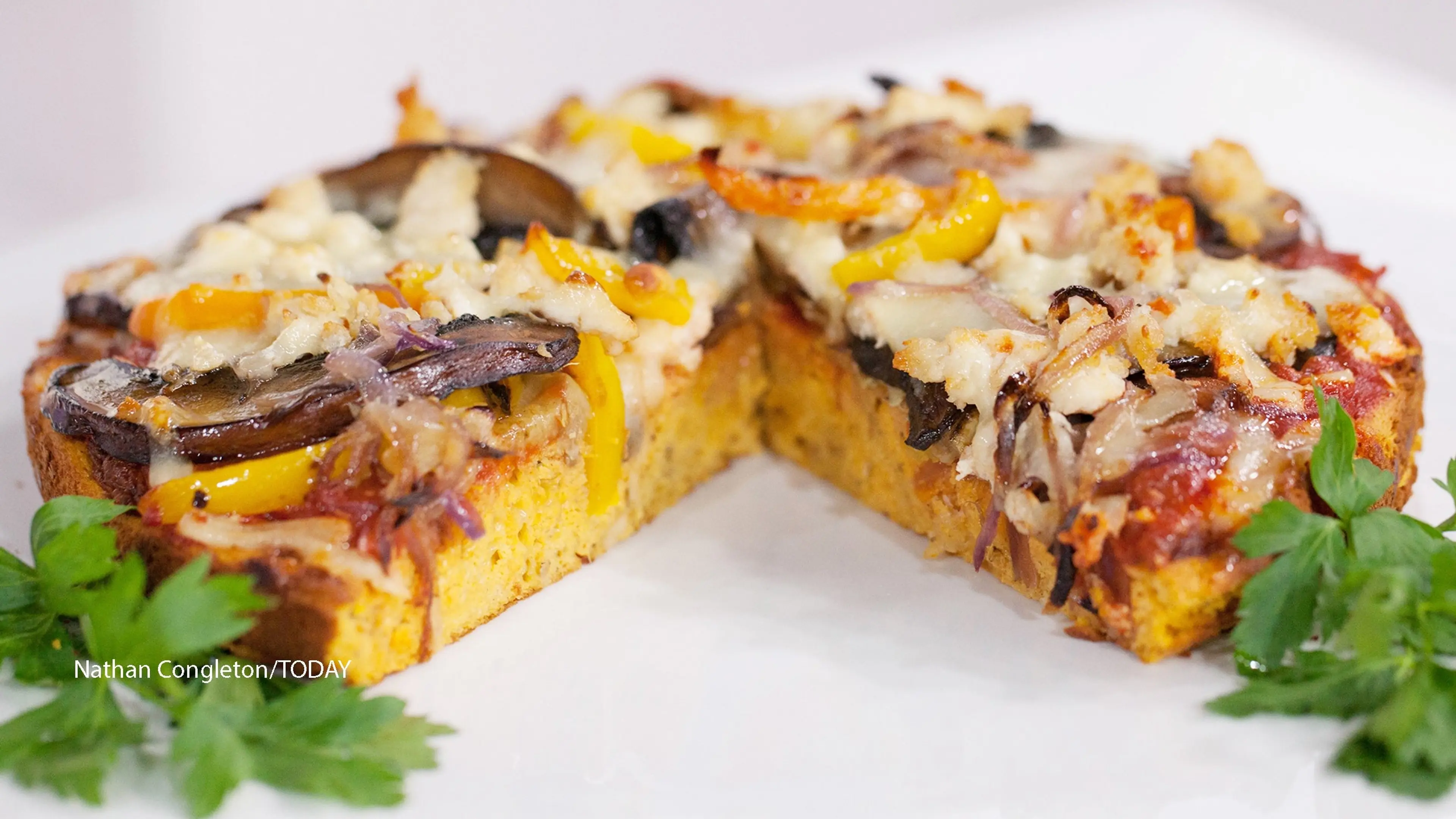 Sweet Potato Crust Pizza