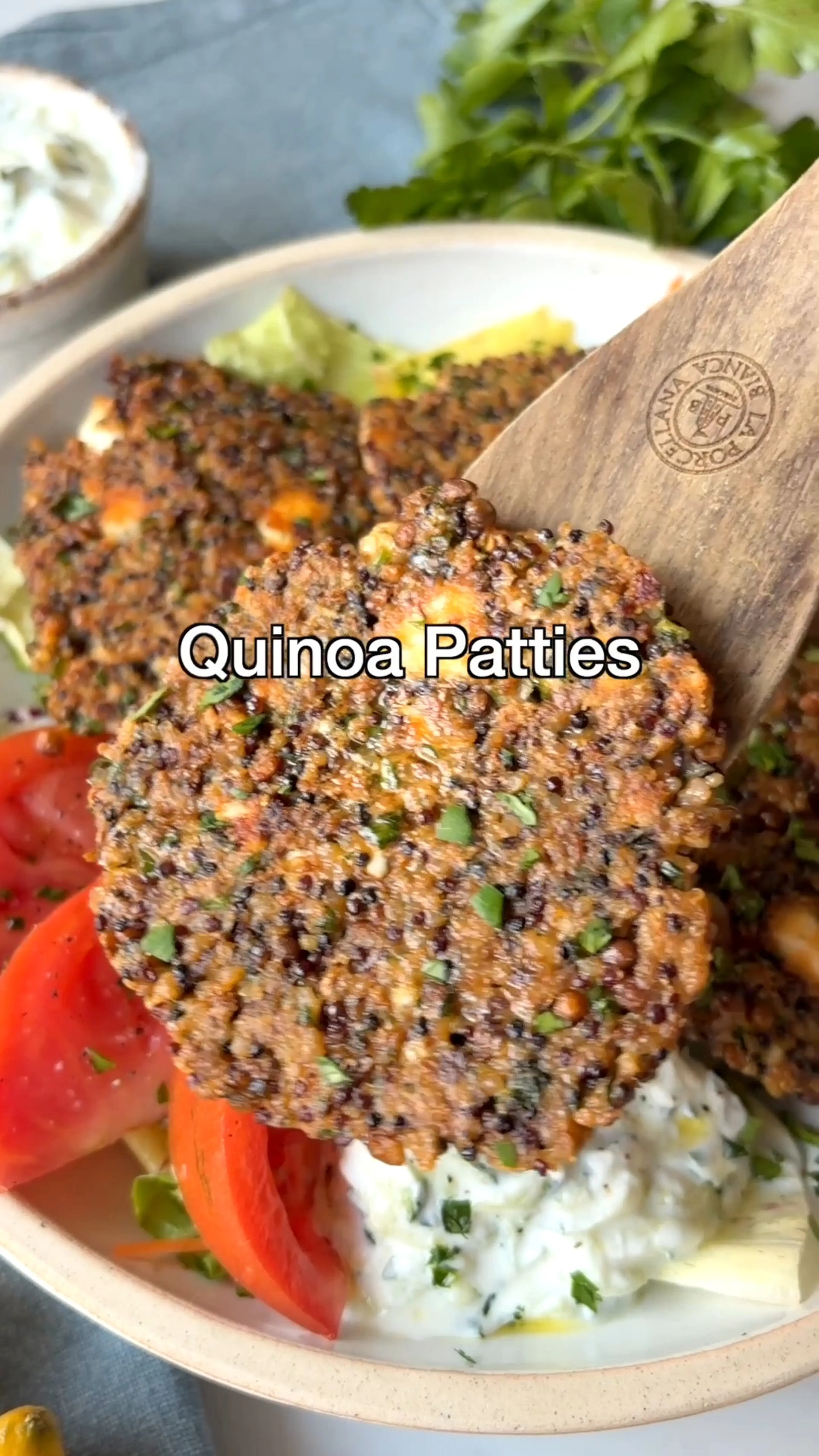 Lentil Quinoa Patties (easy High-protein