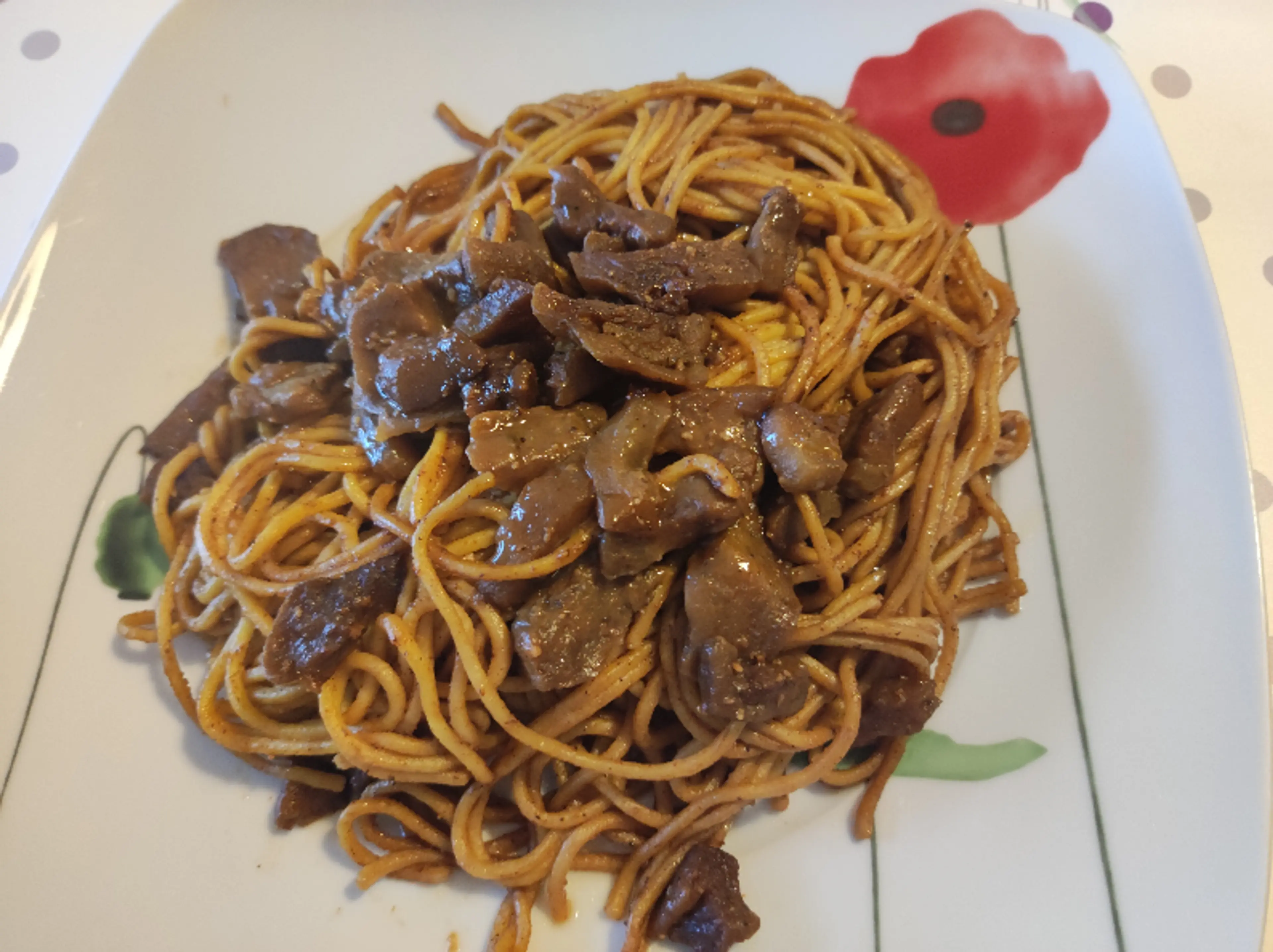 Massa fresca com molho de beringela (FR)