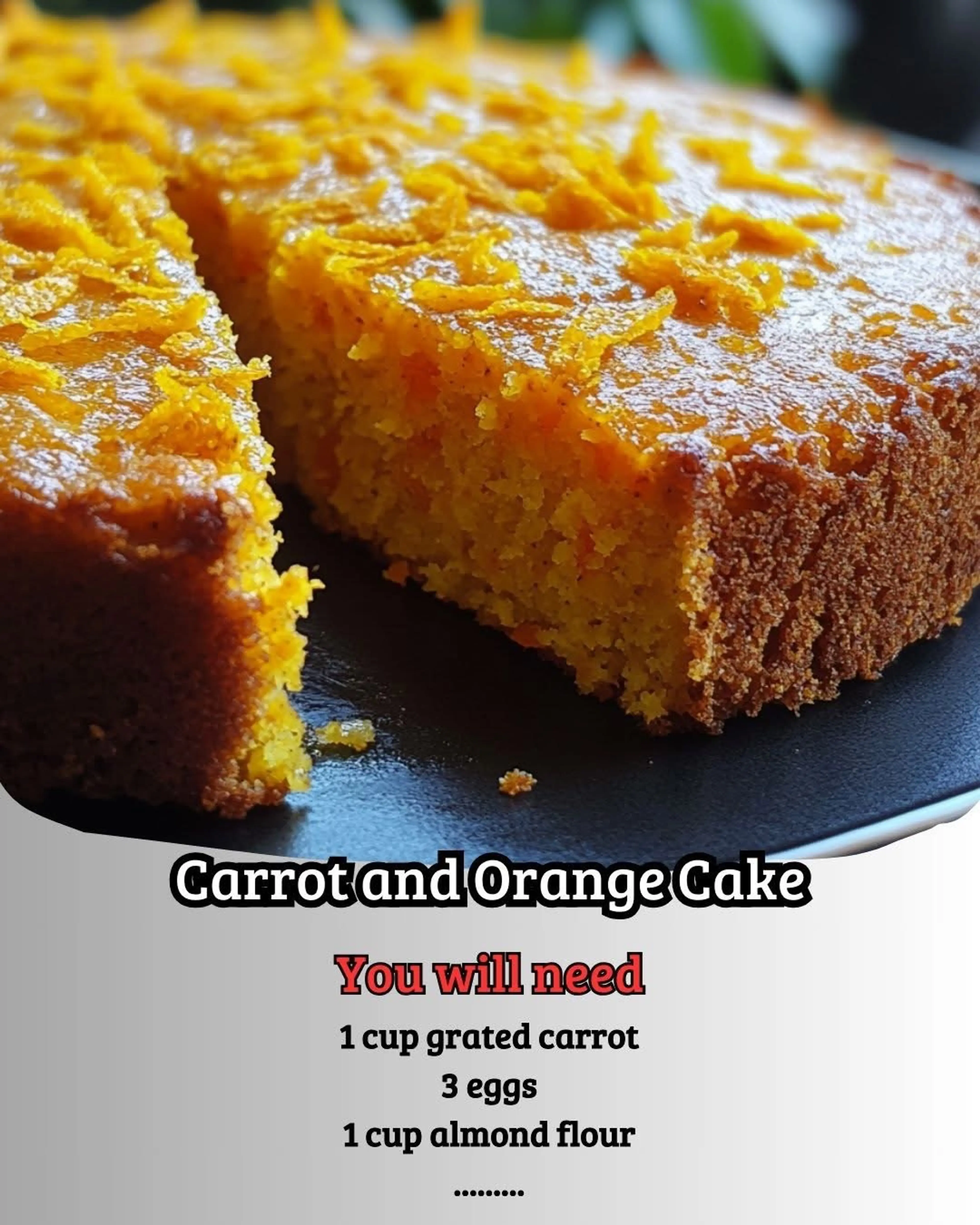 Wortel Appelsien Cake