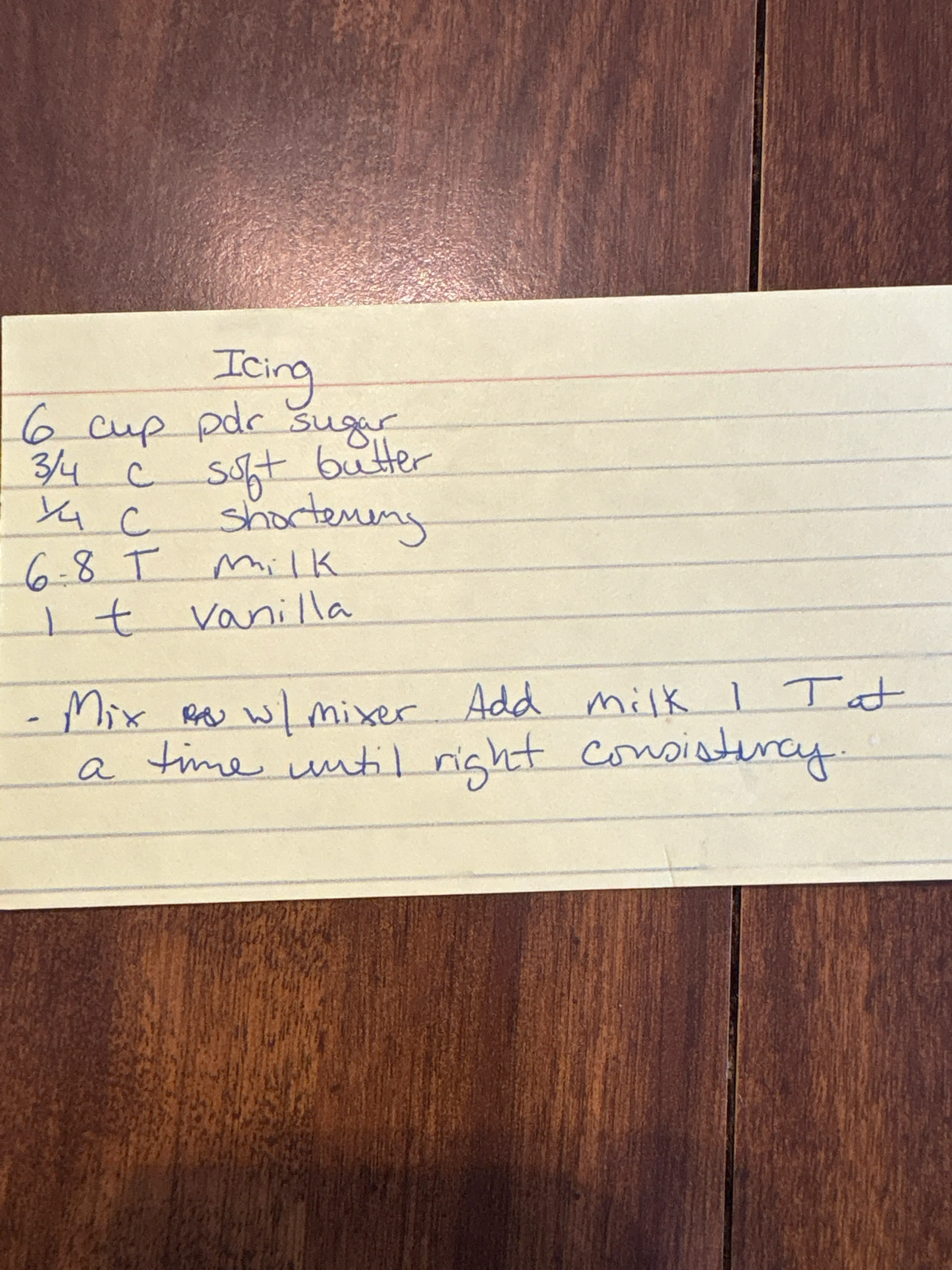 Buttercream Icing - Mom