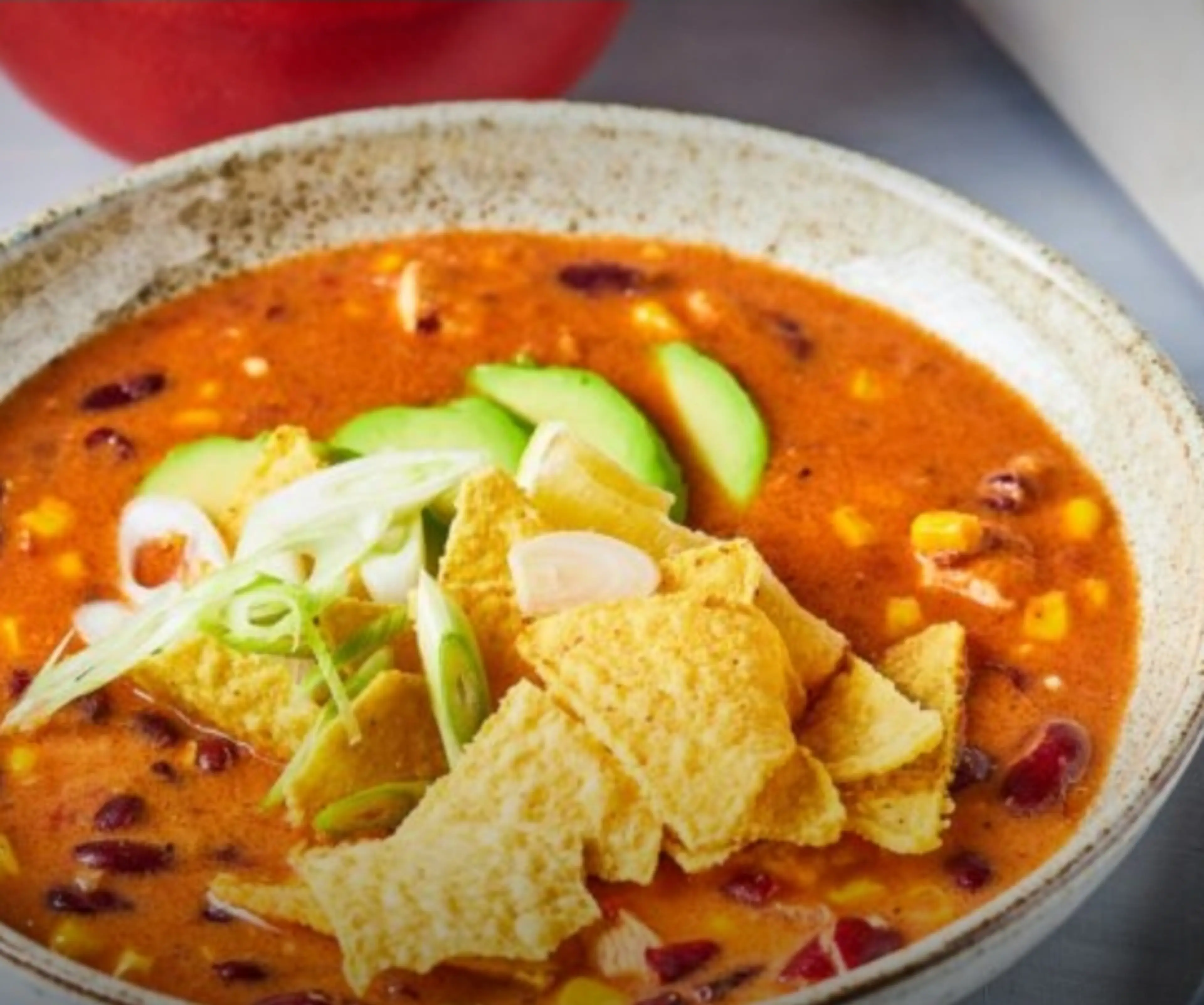 Csirkés enchilada leves