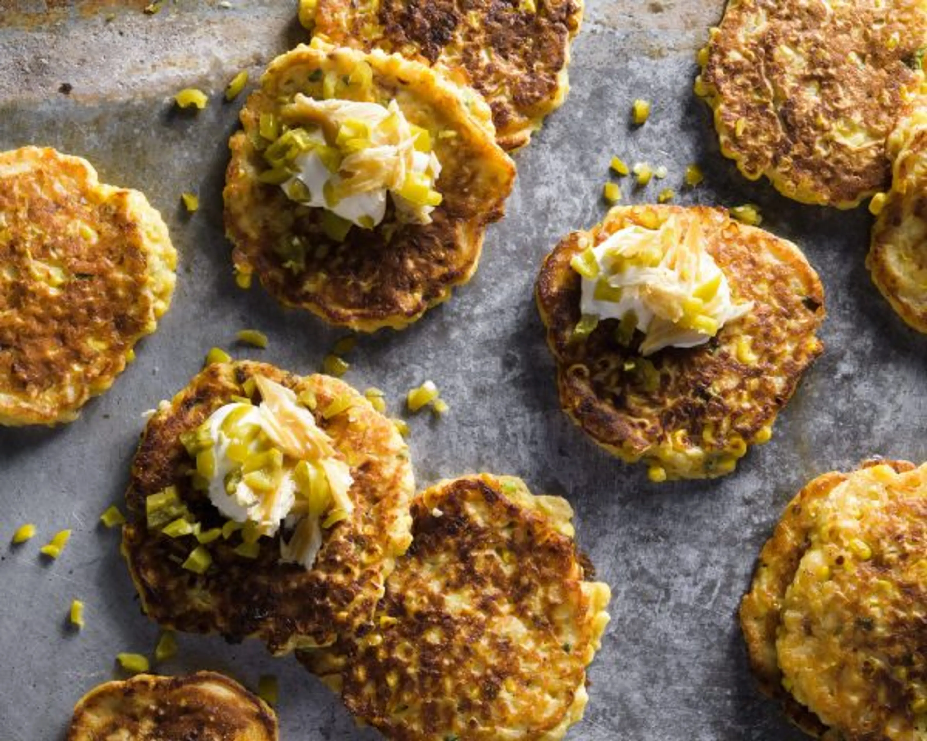 Savory Fresh Corn Pancakes