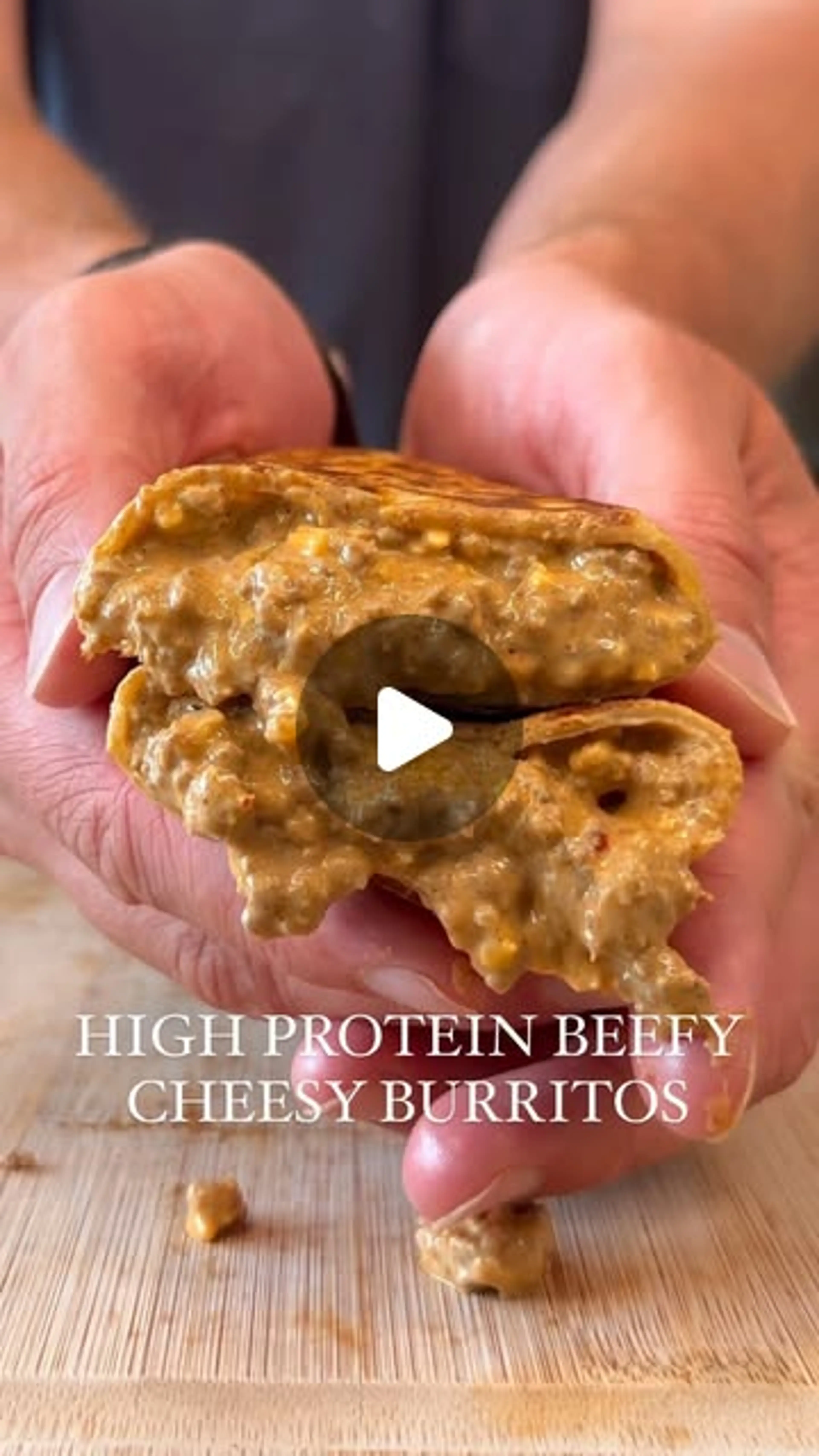Frozen Beefy Cheesy Burritos