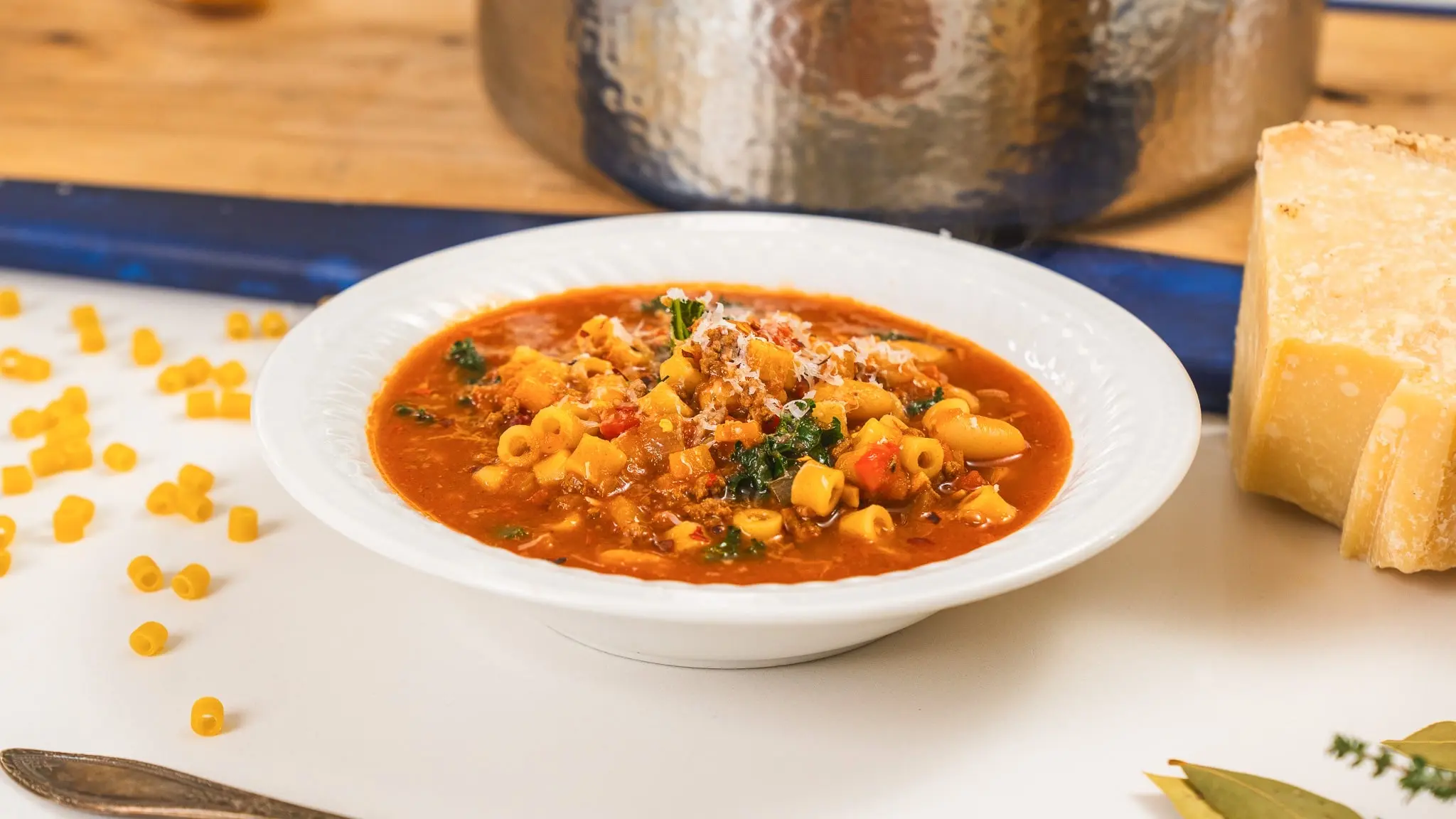 Stanley Tucci Pasta Fagioli Soup